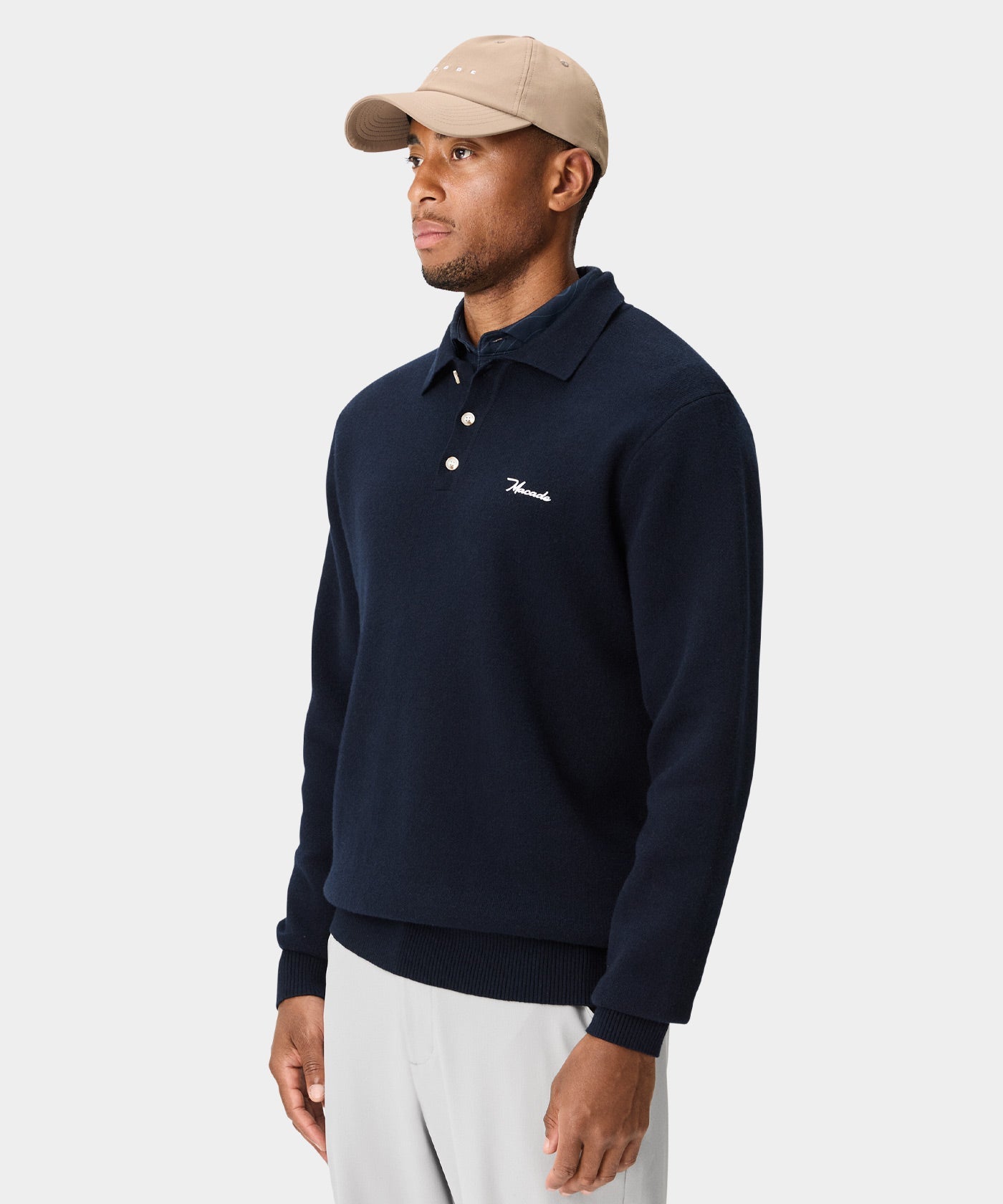 Club Knit Polo - Navy