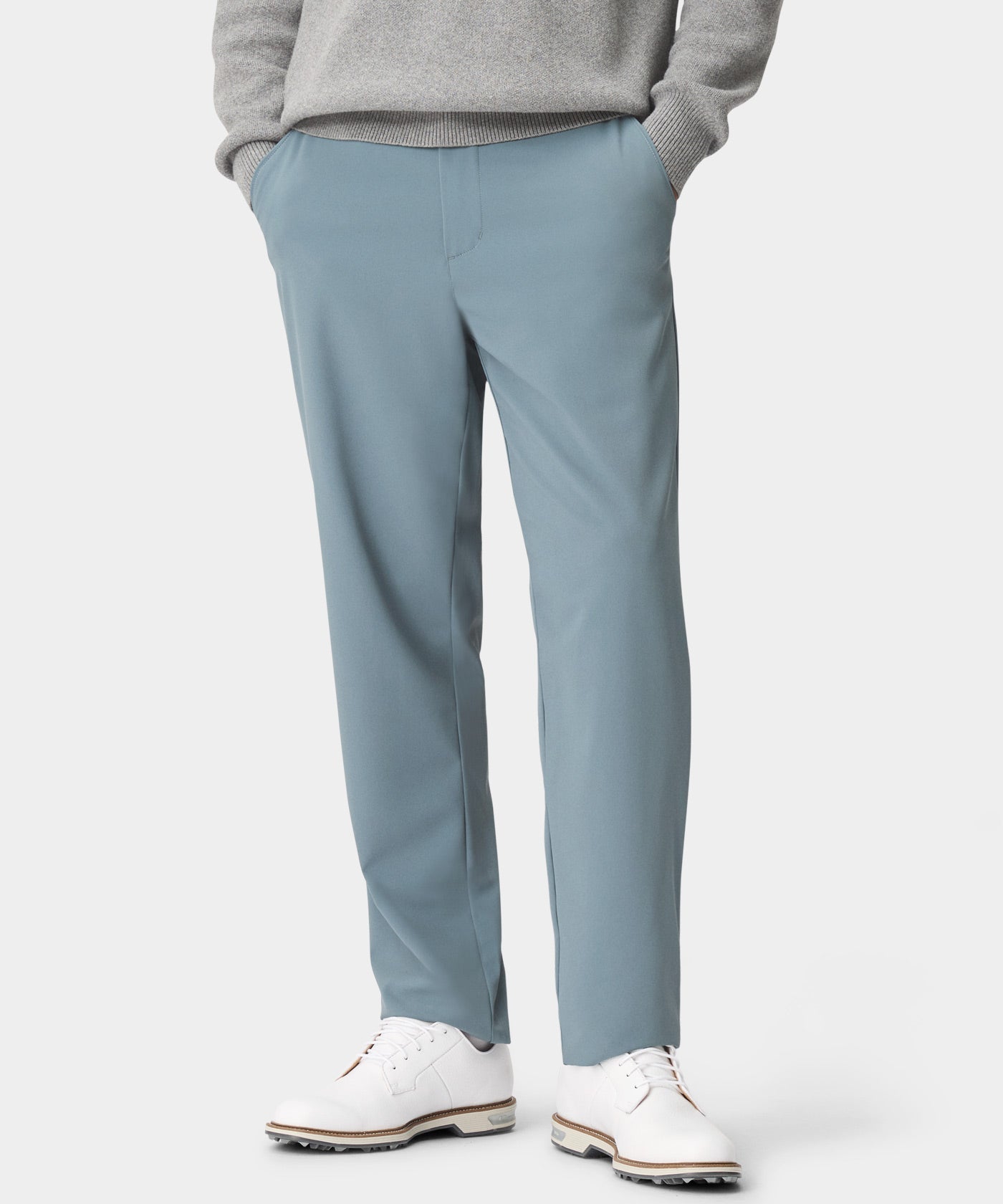 Lightweight Relaxed Trouser - Stone Blue