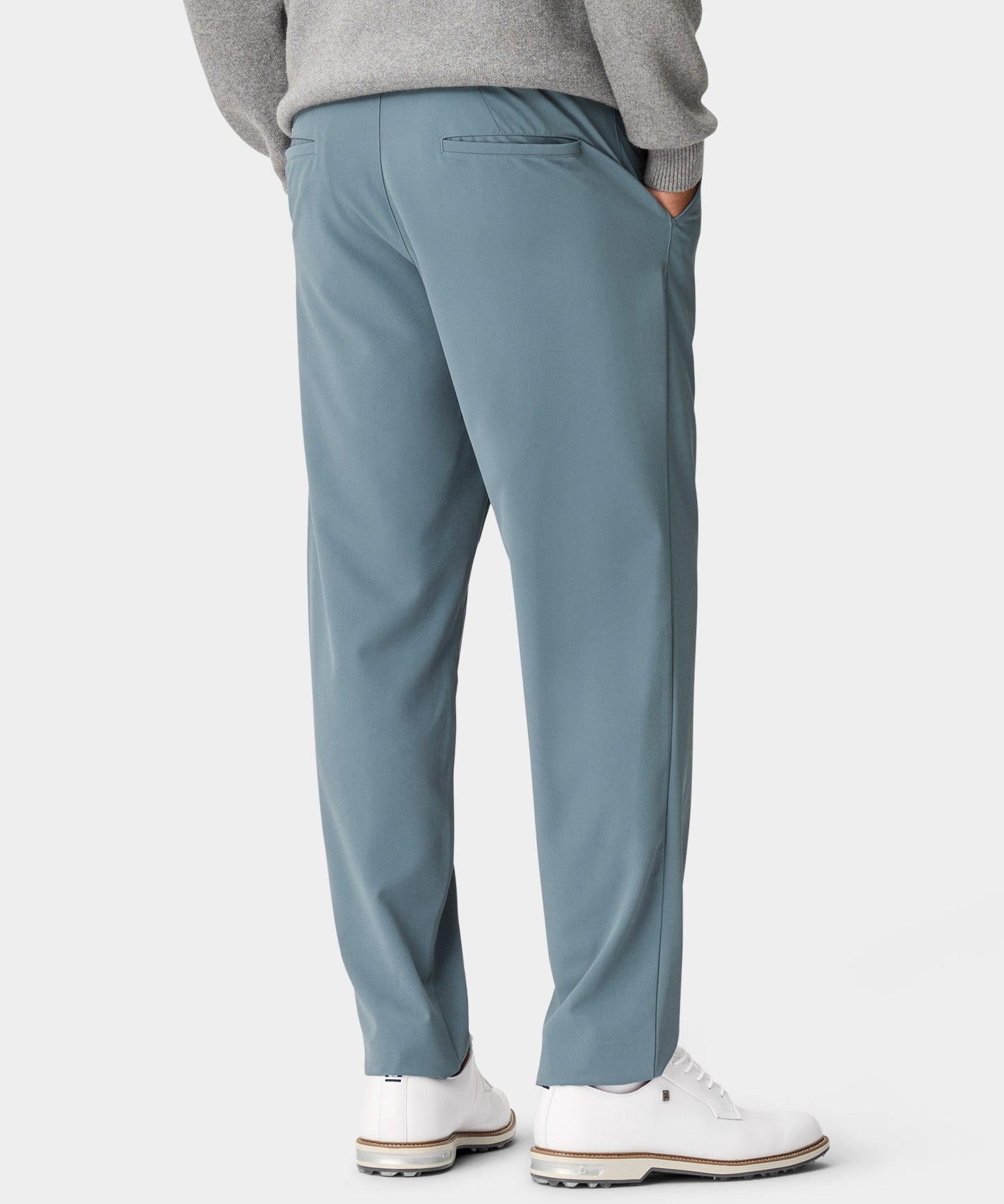 Lightweight Relaxed Trouser - Stone Blue