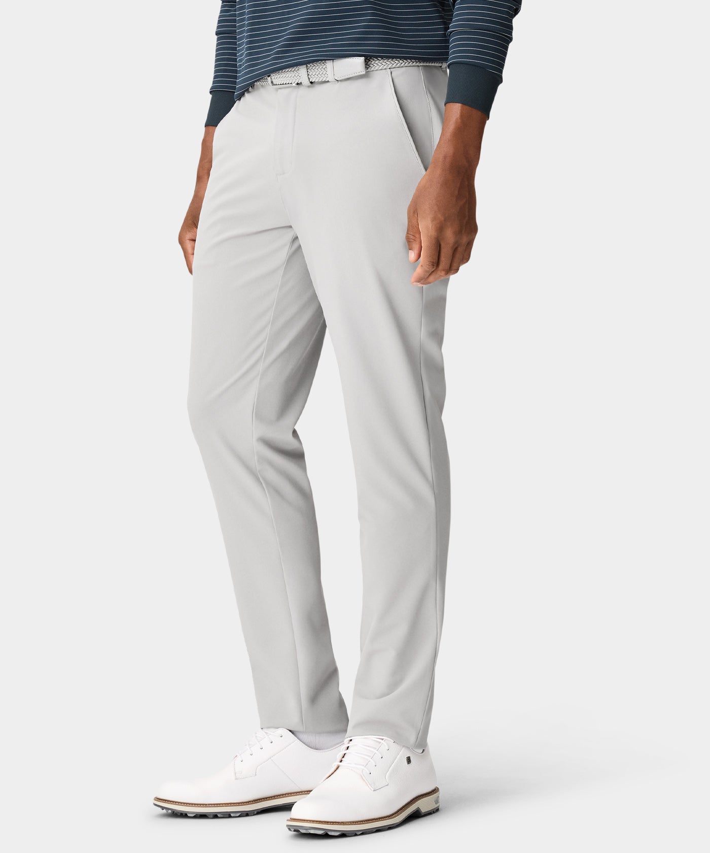 Lightweight Tapered Trouser - Light Grey