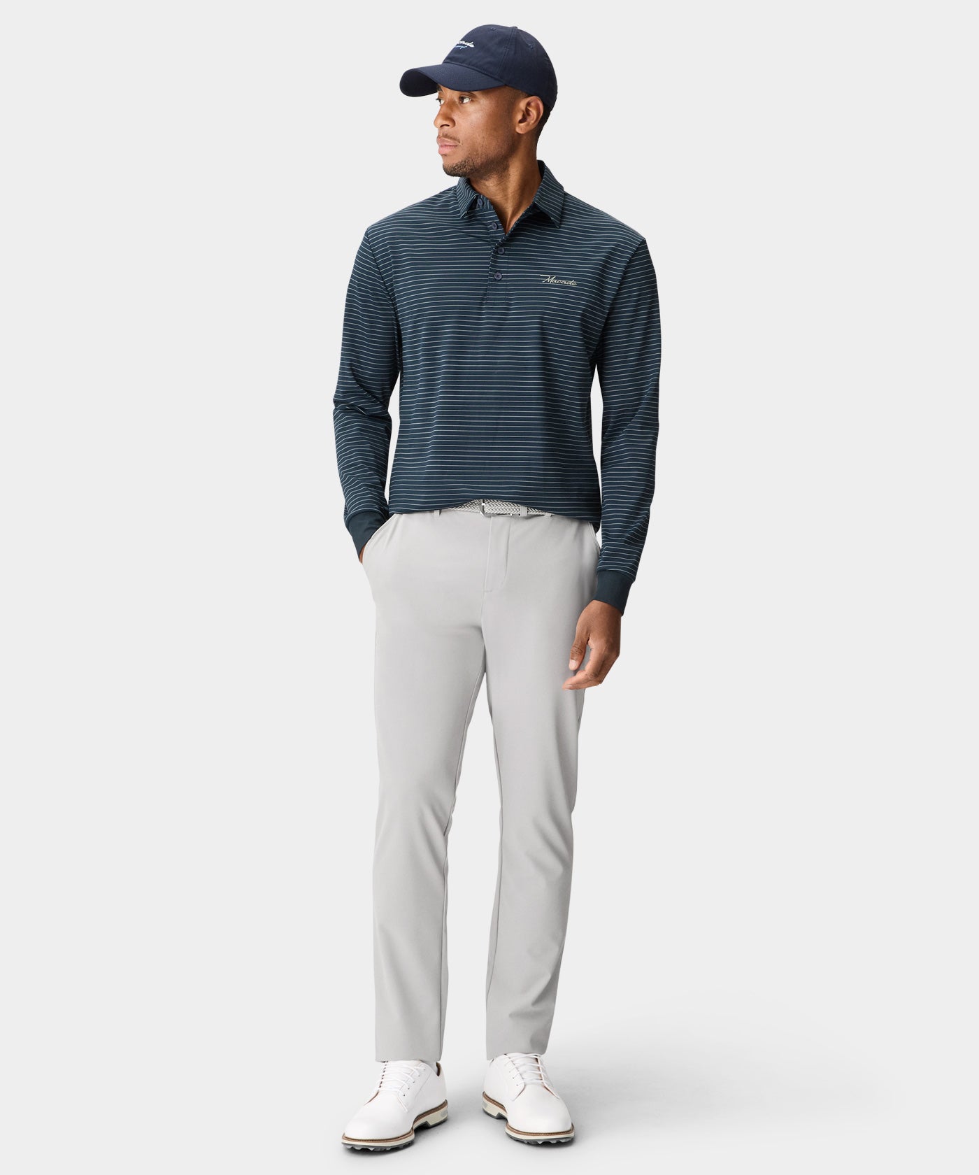 Lightweight Tapered Trouser - Light Grey