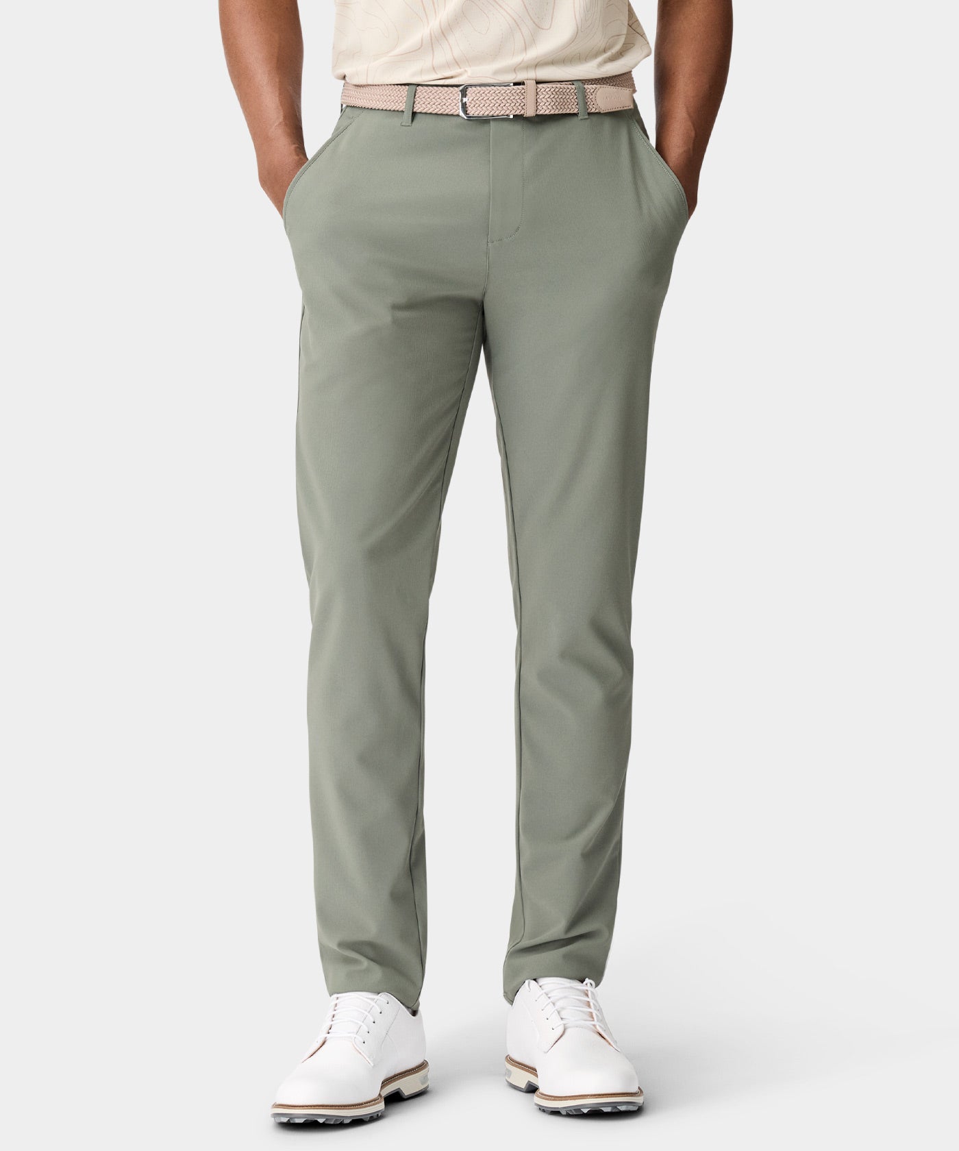 Lightweight Tapered Trouser - Sage
