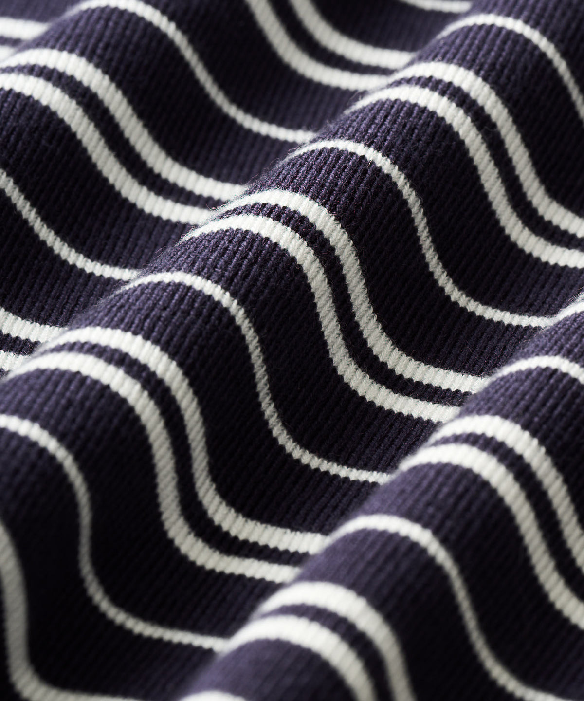 Dunes Striped Knit Shirt - Navy