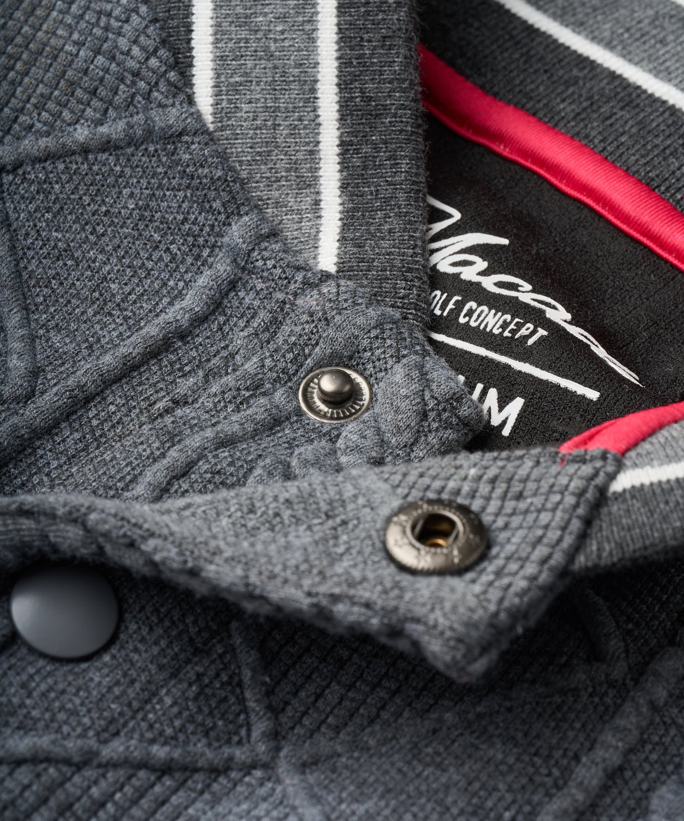 Grey TX Bomber Pullover