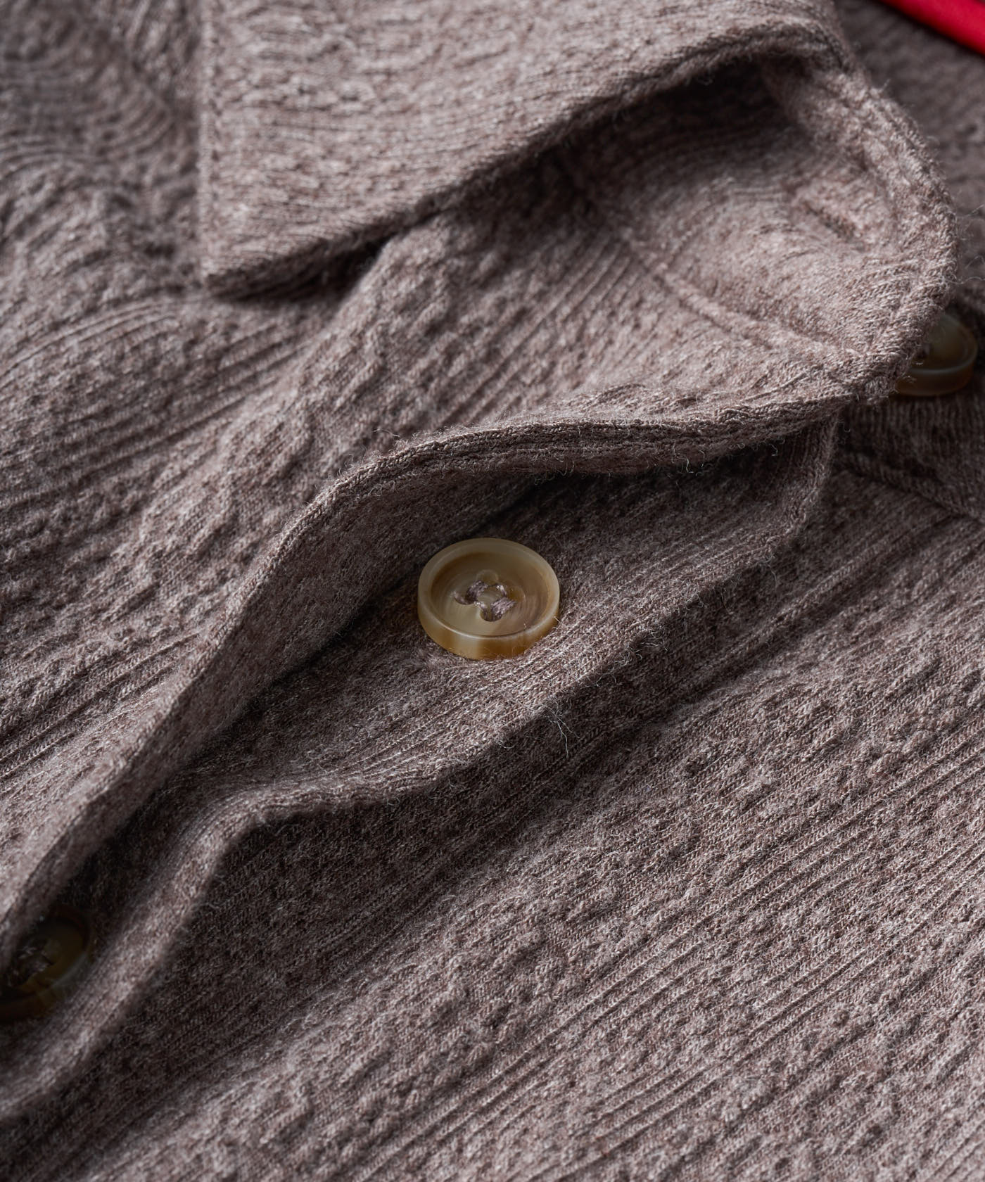 Taupe Crossover Patch Shirt