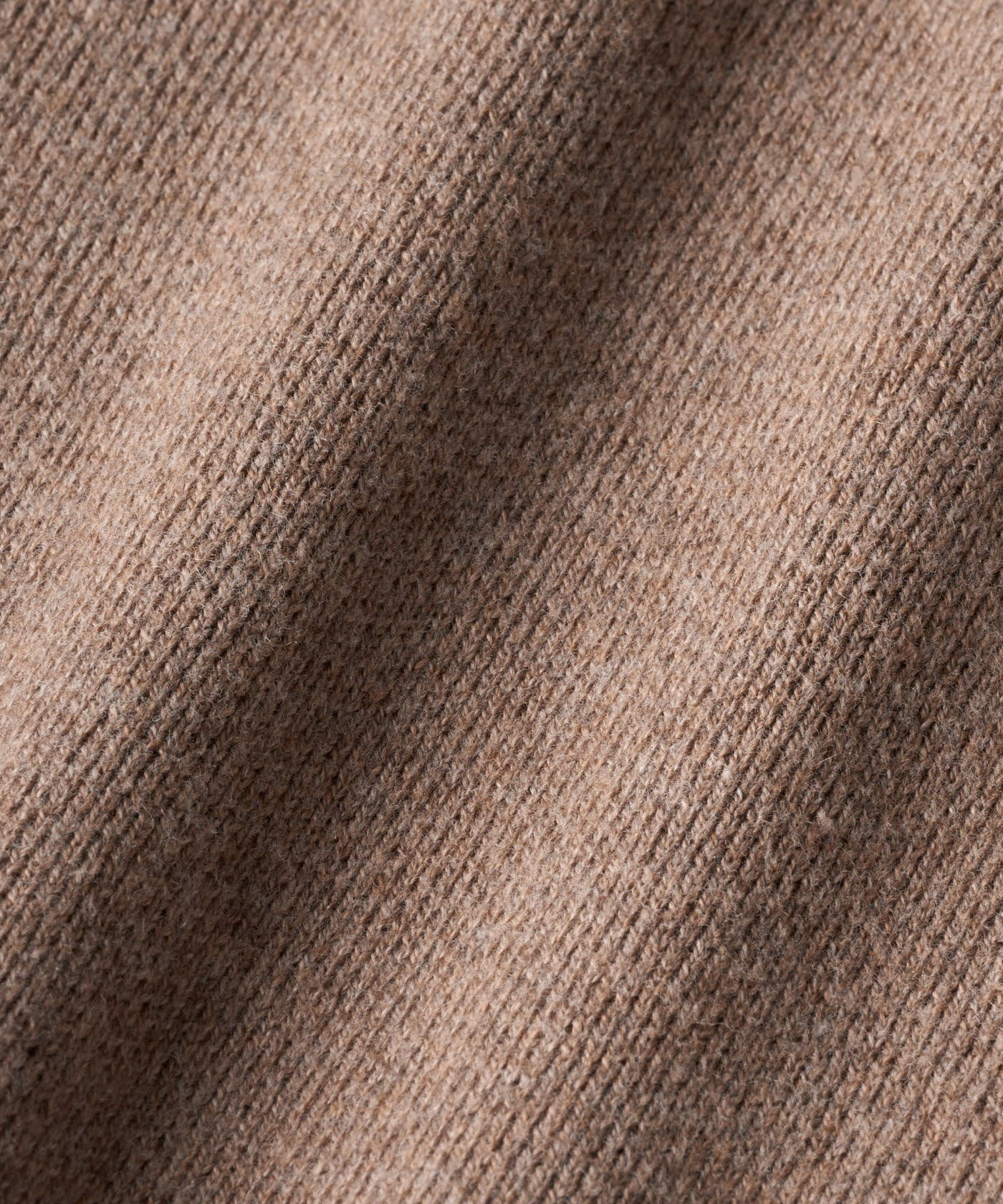 Brown Lite Knit Polo Sweater