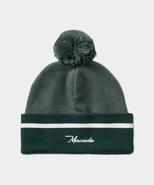 Green Cashmere Blend Course Beanie