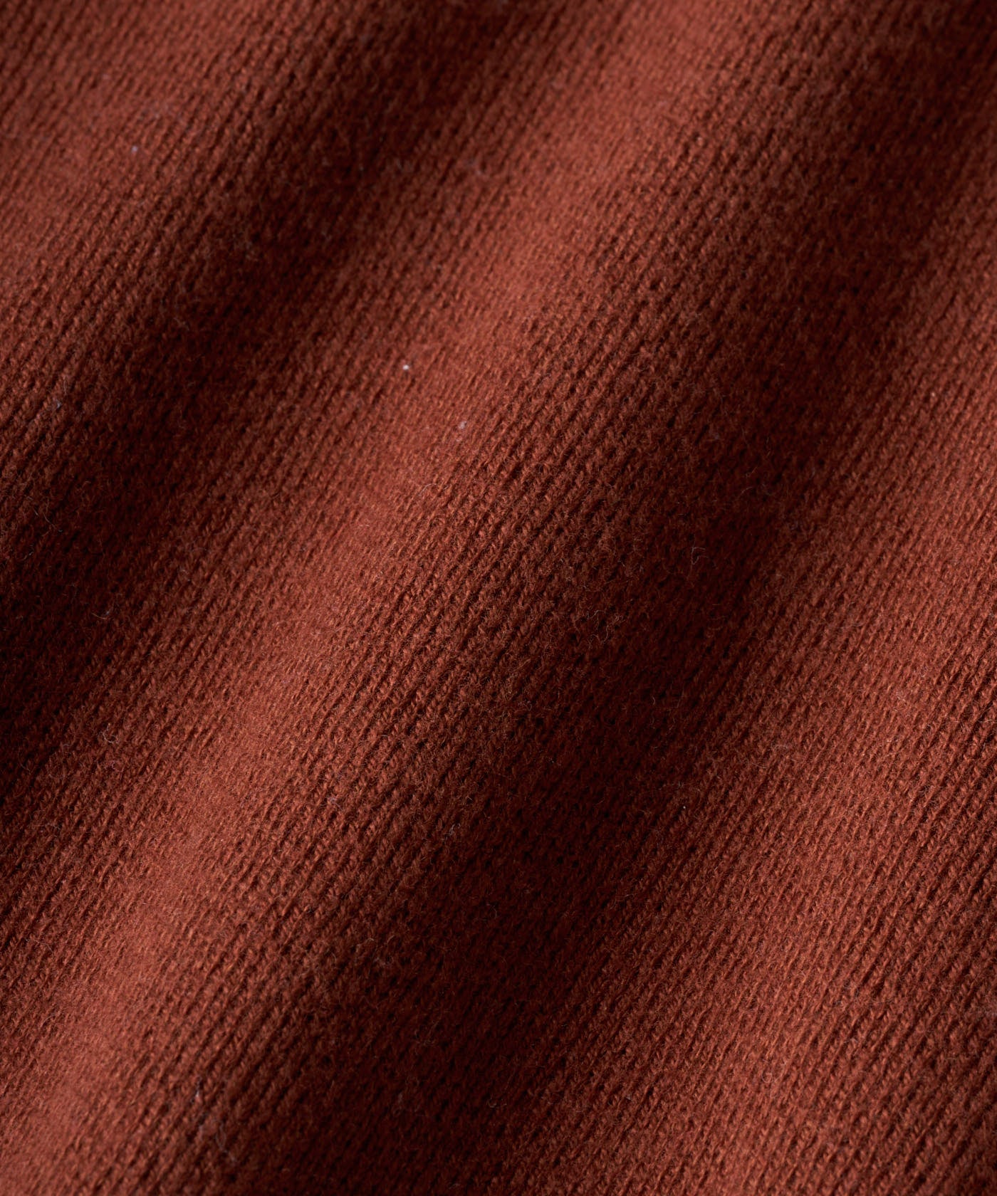 Rust Lite Knit Polo Sweater