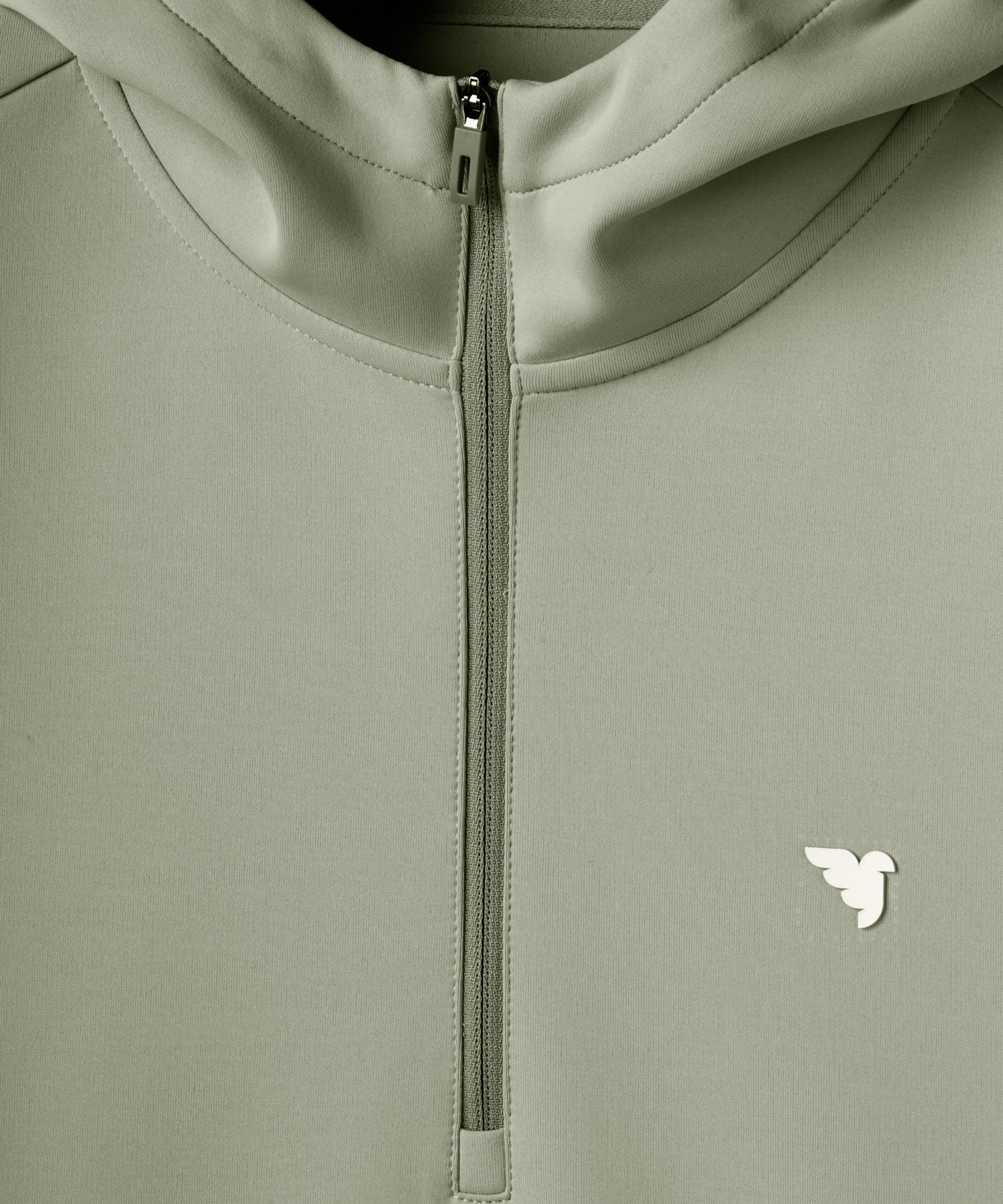 Sage Green Therma Zip Hoodie
