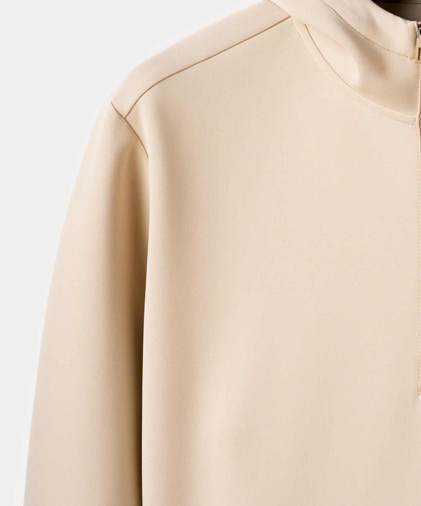 Tan Therma Zip Hoodie