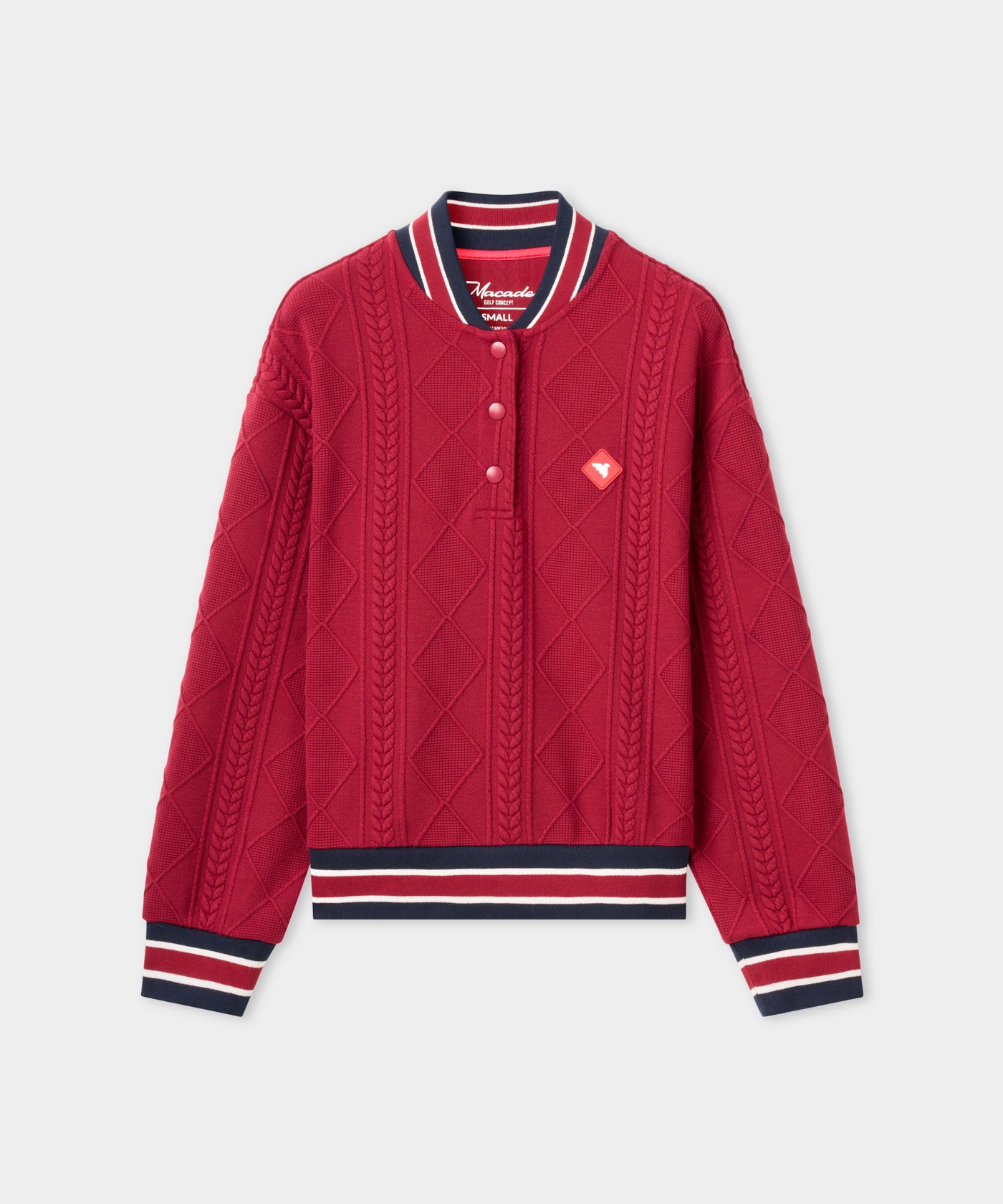 TR Bomber Pullover - Mulberry