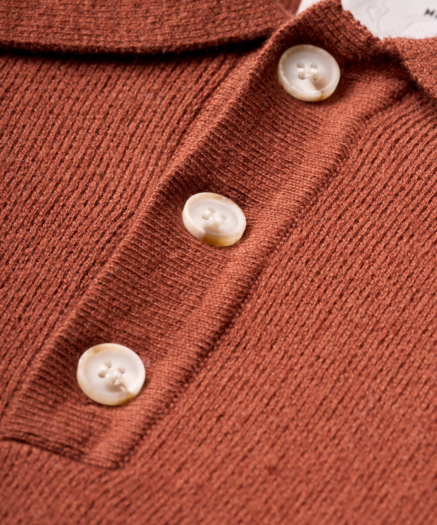 Club Knit Polo - Rust
