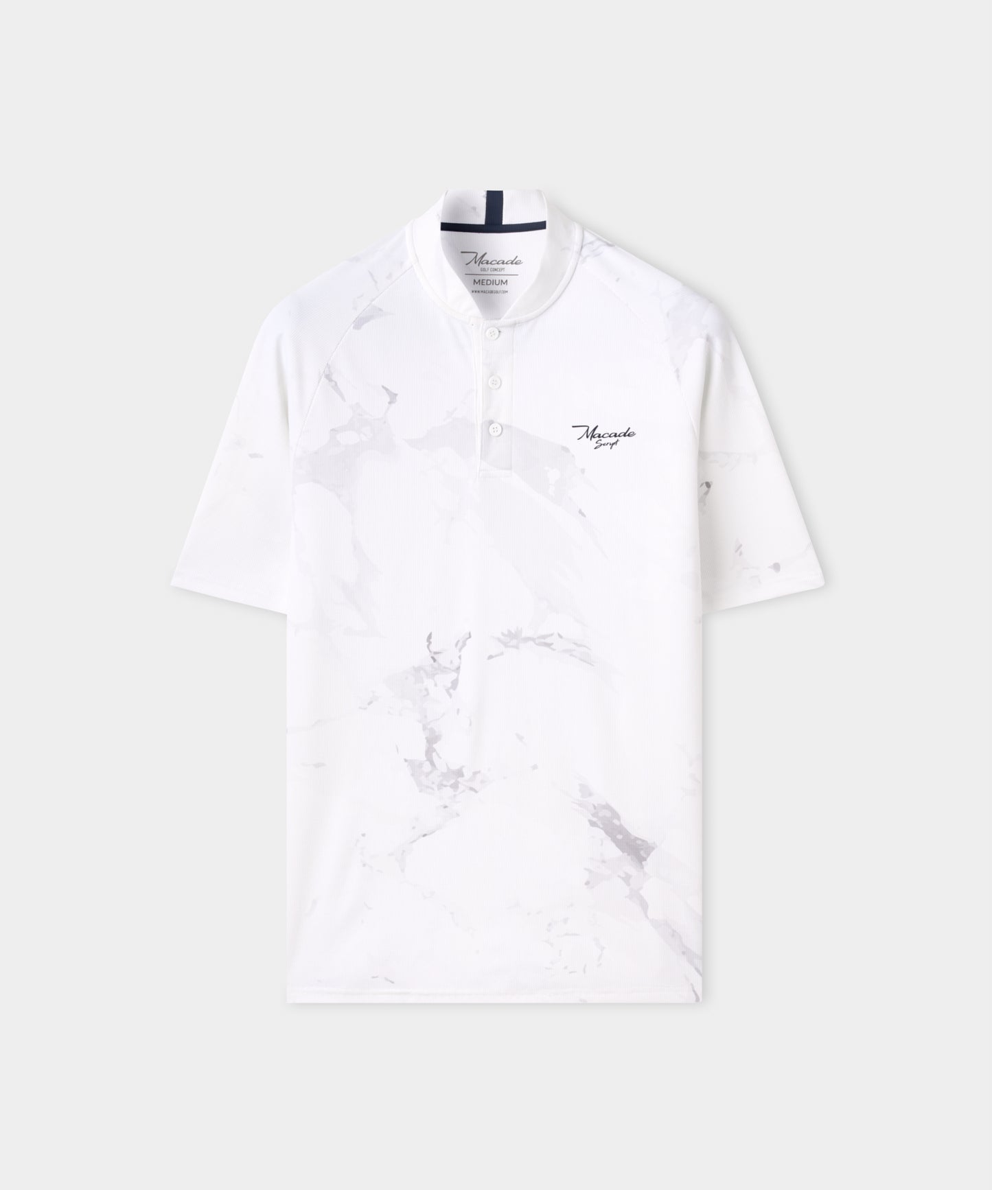 Marble TX Script Bomber Shirt