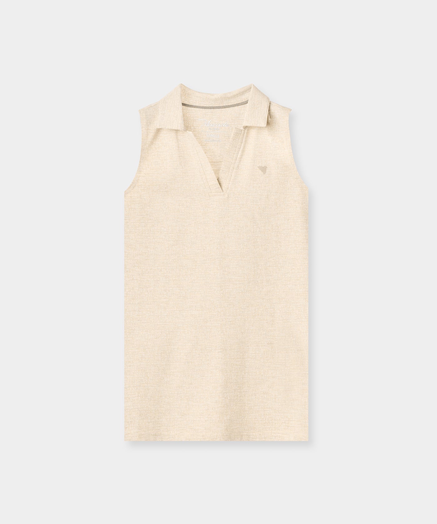 Mila Breeze Sleeveless Shirt - Sand flatlay 01