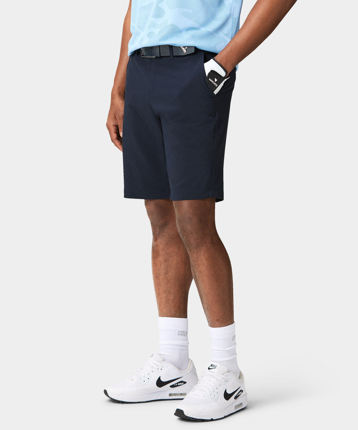 Navy Four-Way Stretch Shorts