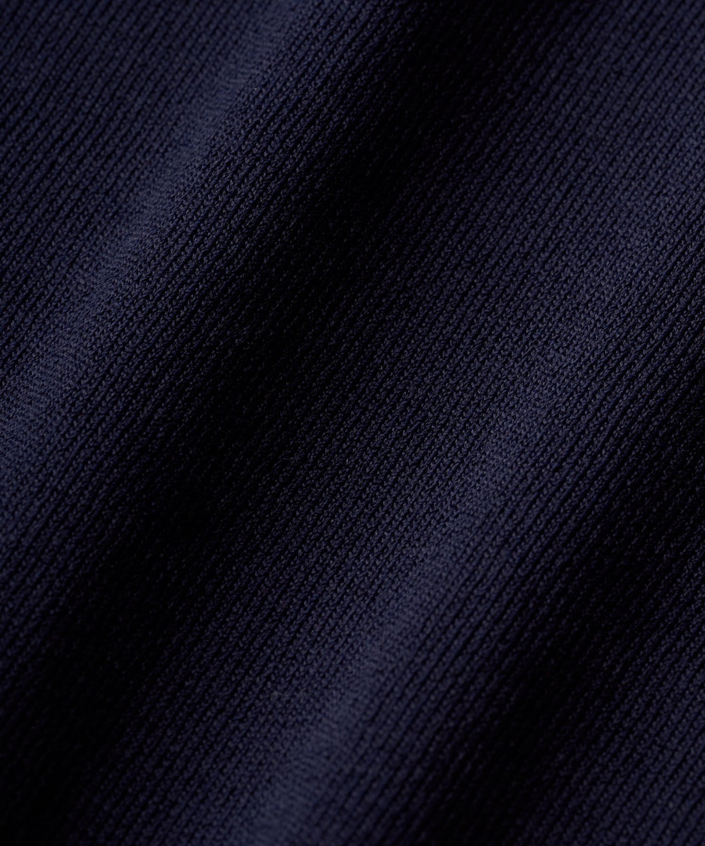 Navy Script Mock Neck Top