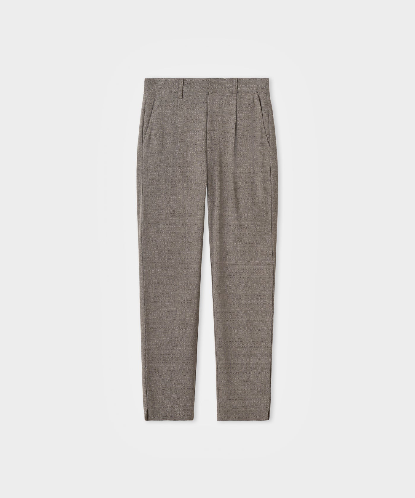 Nola Pleated Trousers - Charcoal flatlay 01