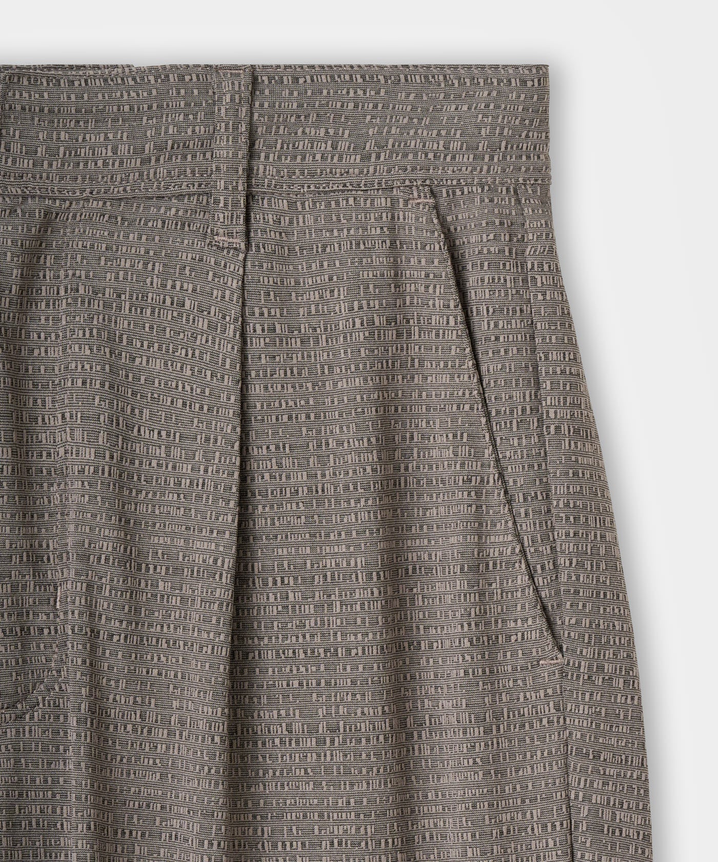 Nola Pleated Trousers - Charcoal flatlay 03