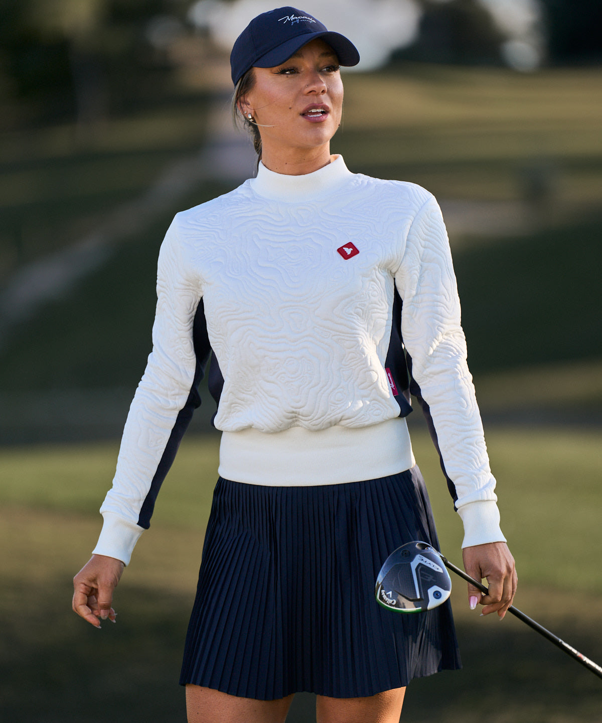 Ridge Mock Sweater - White – Macade
