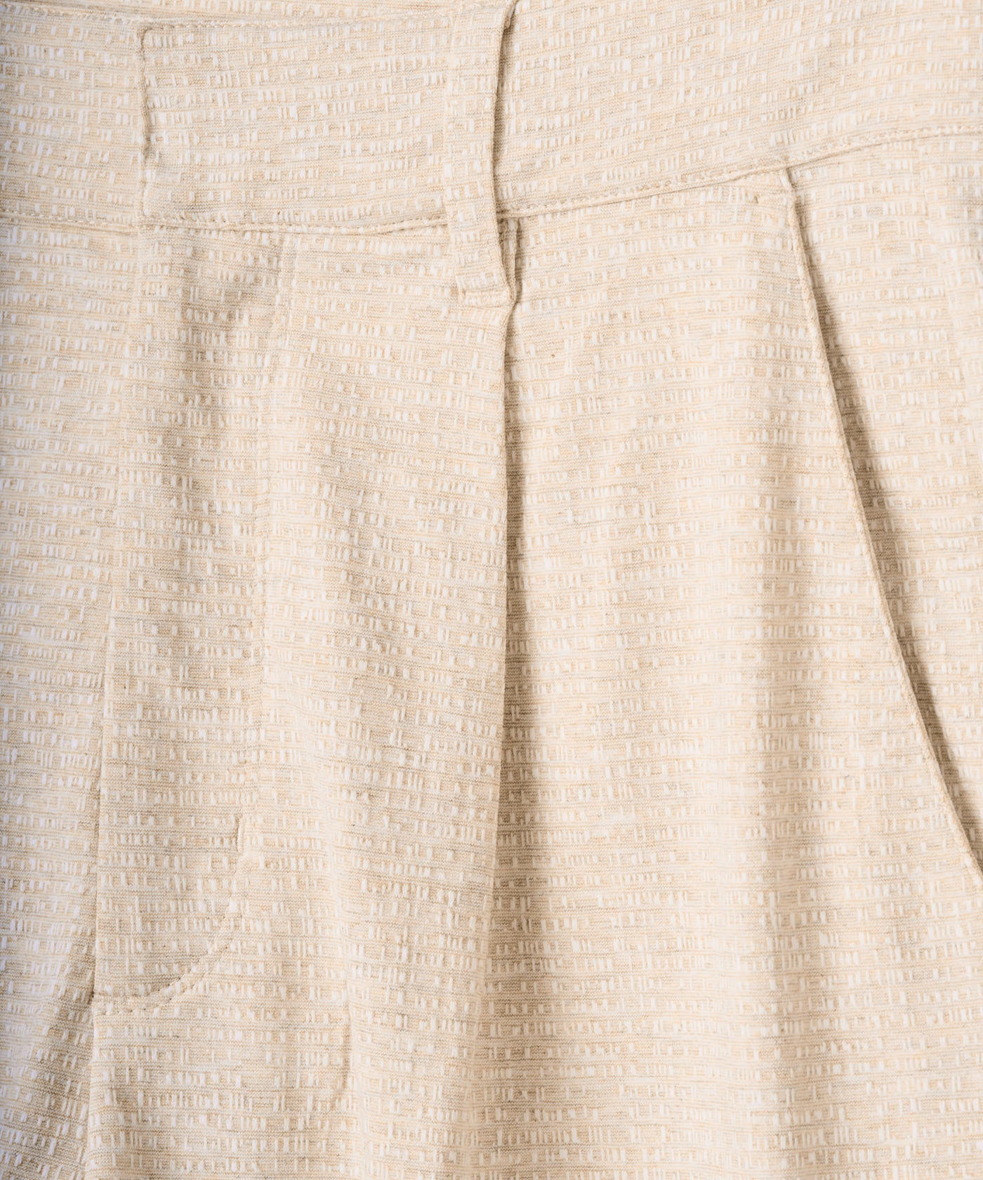 Nola Pleated Trousers - Sand flatlay 04