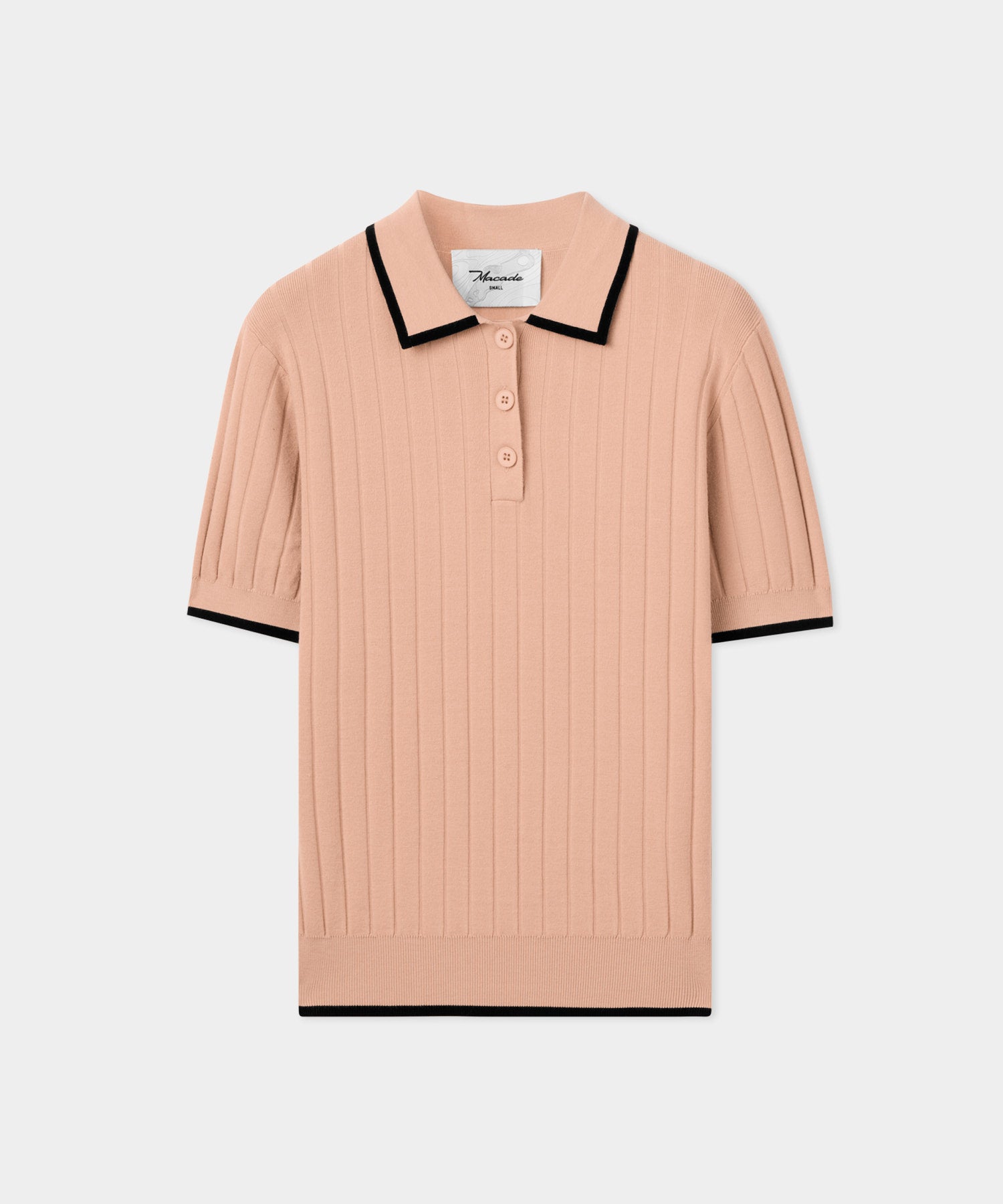 Skye Tan Course Knit Polo