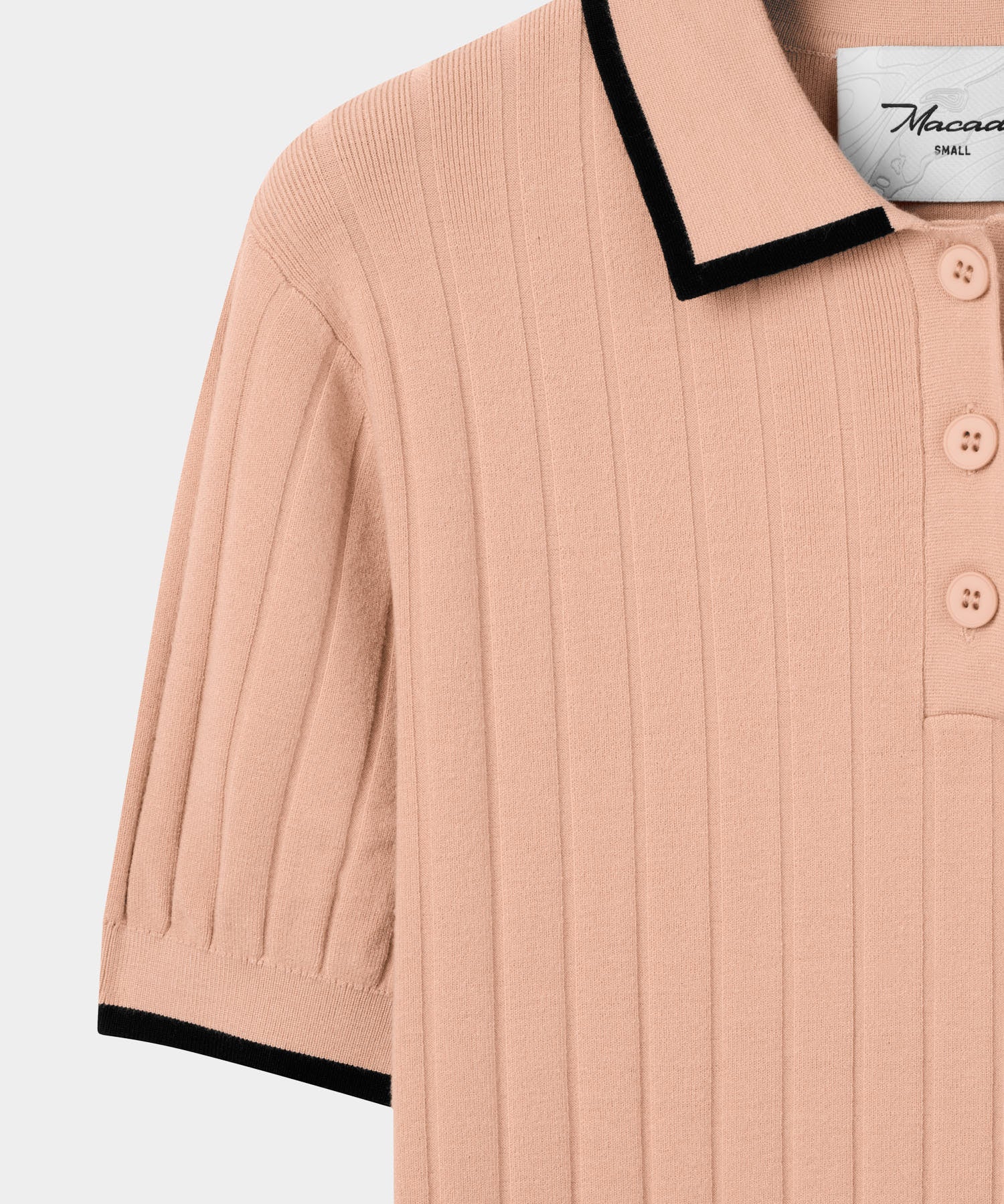 Skye Tan Course Knit Polo