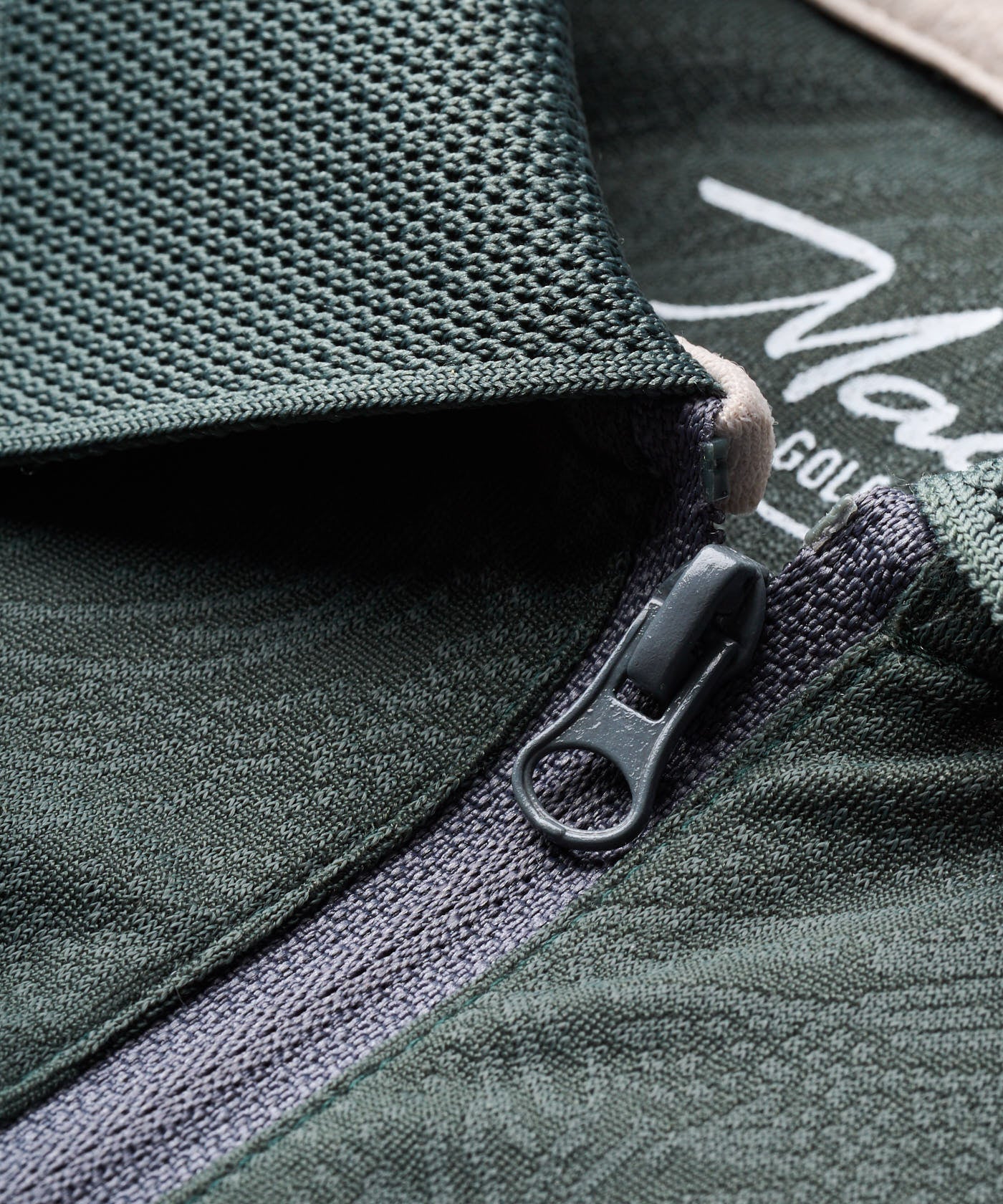 Lace Green Paisley Zip Shirt