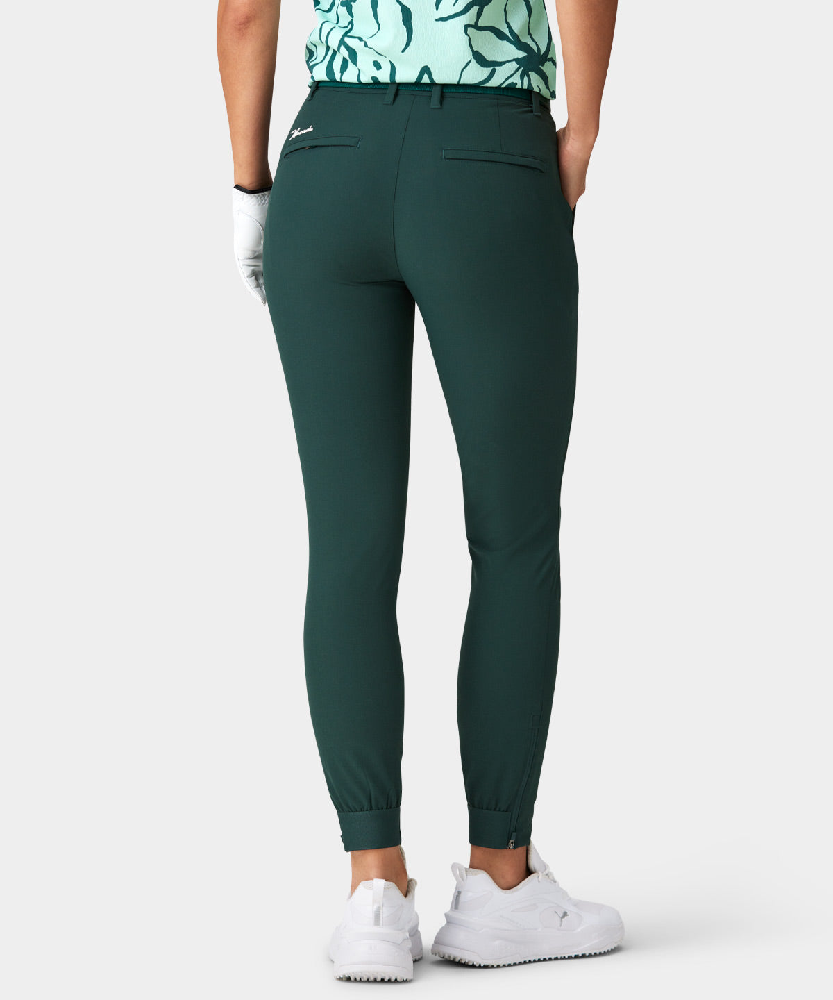 Teal Four-Way Stretch Jogger