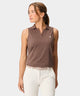 Paige Sleeveless Shirt - Mocha