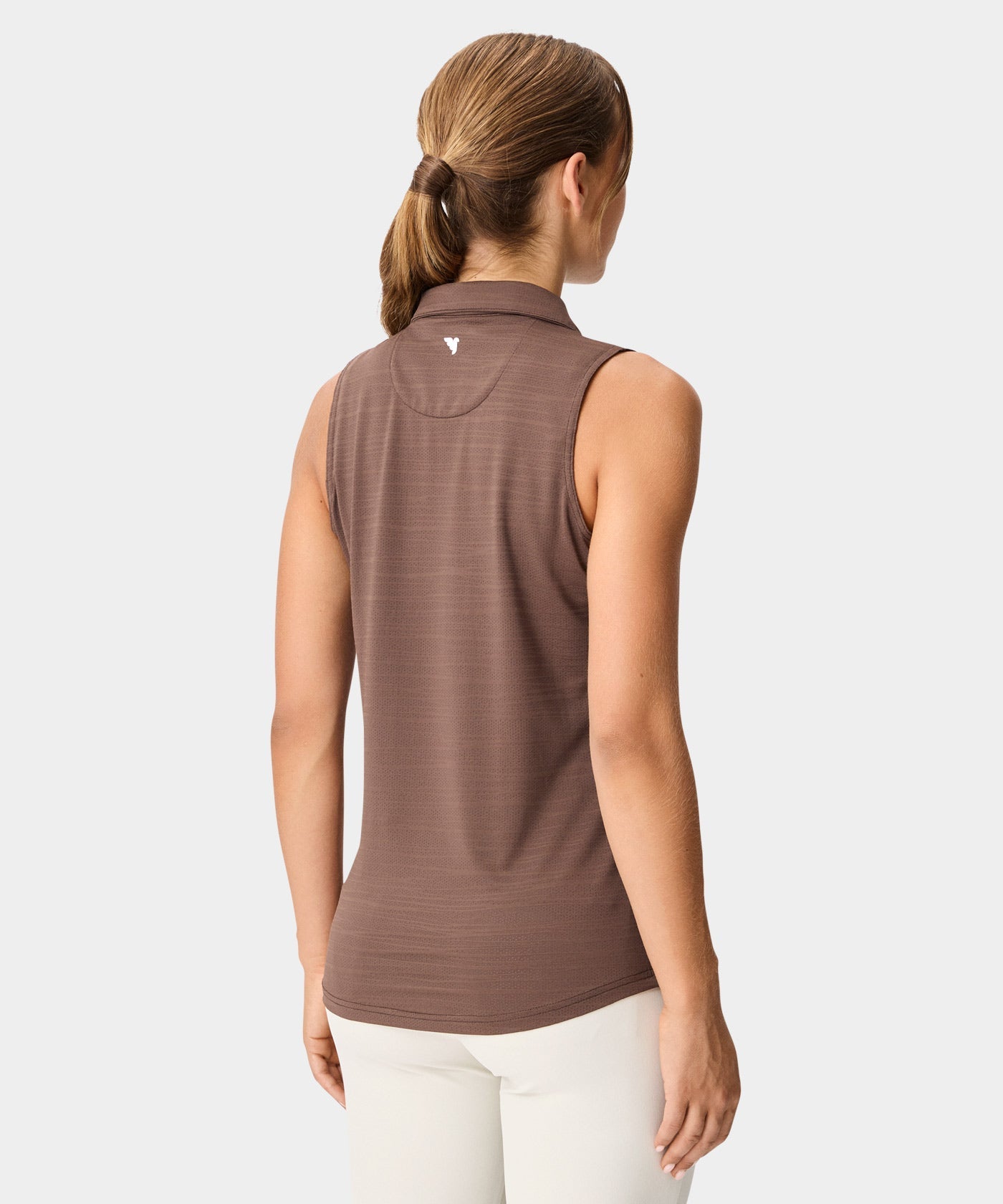 Paige Sleeveless Shirt - Mocha