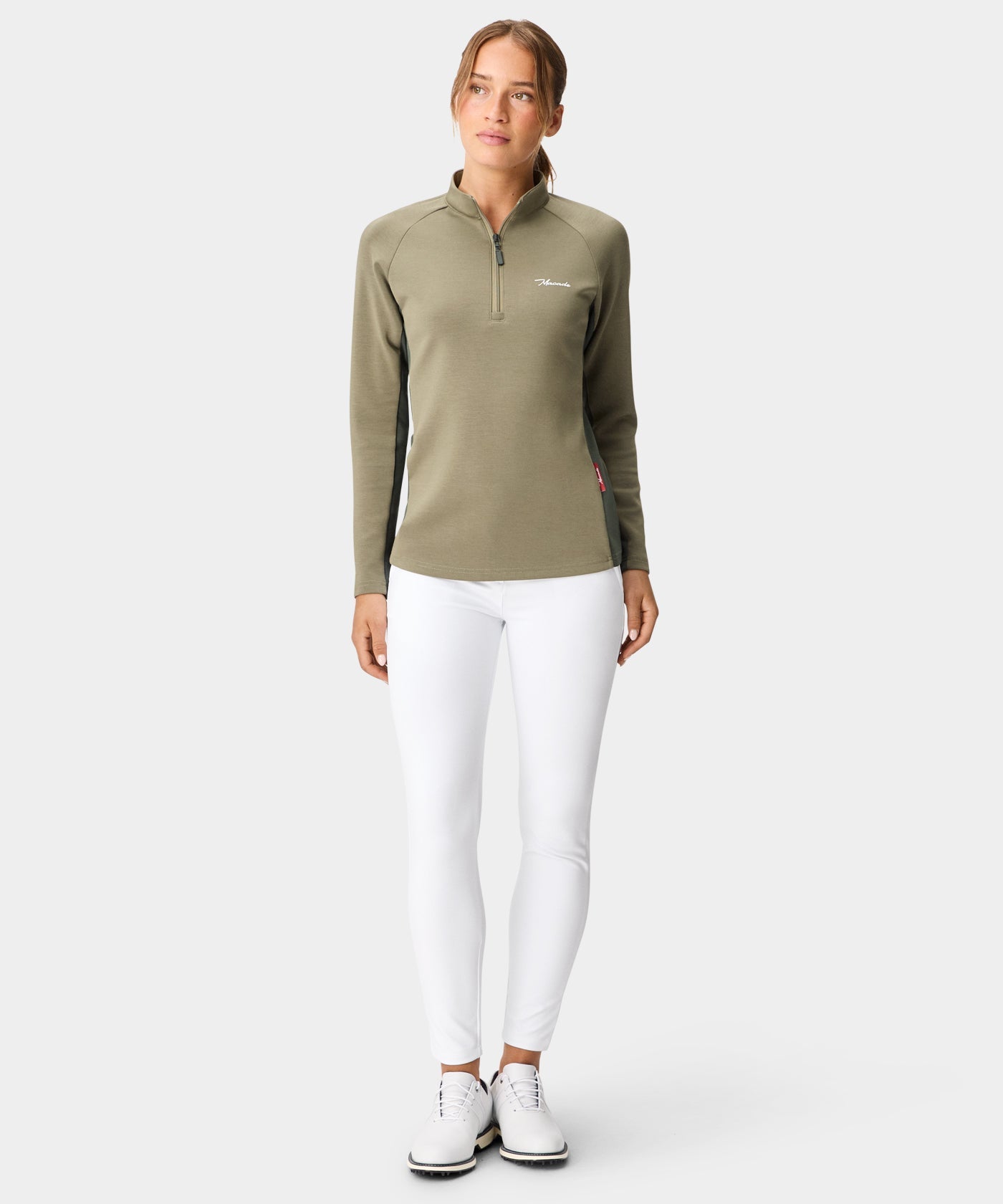 TX Course Quarter Zip - Sage