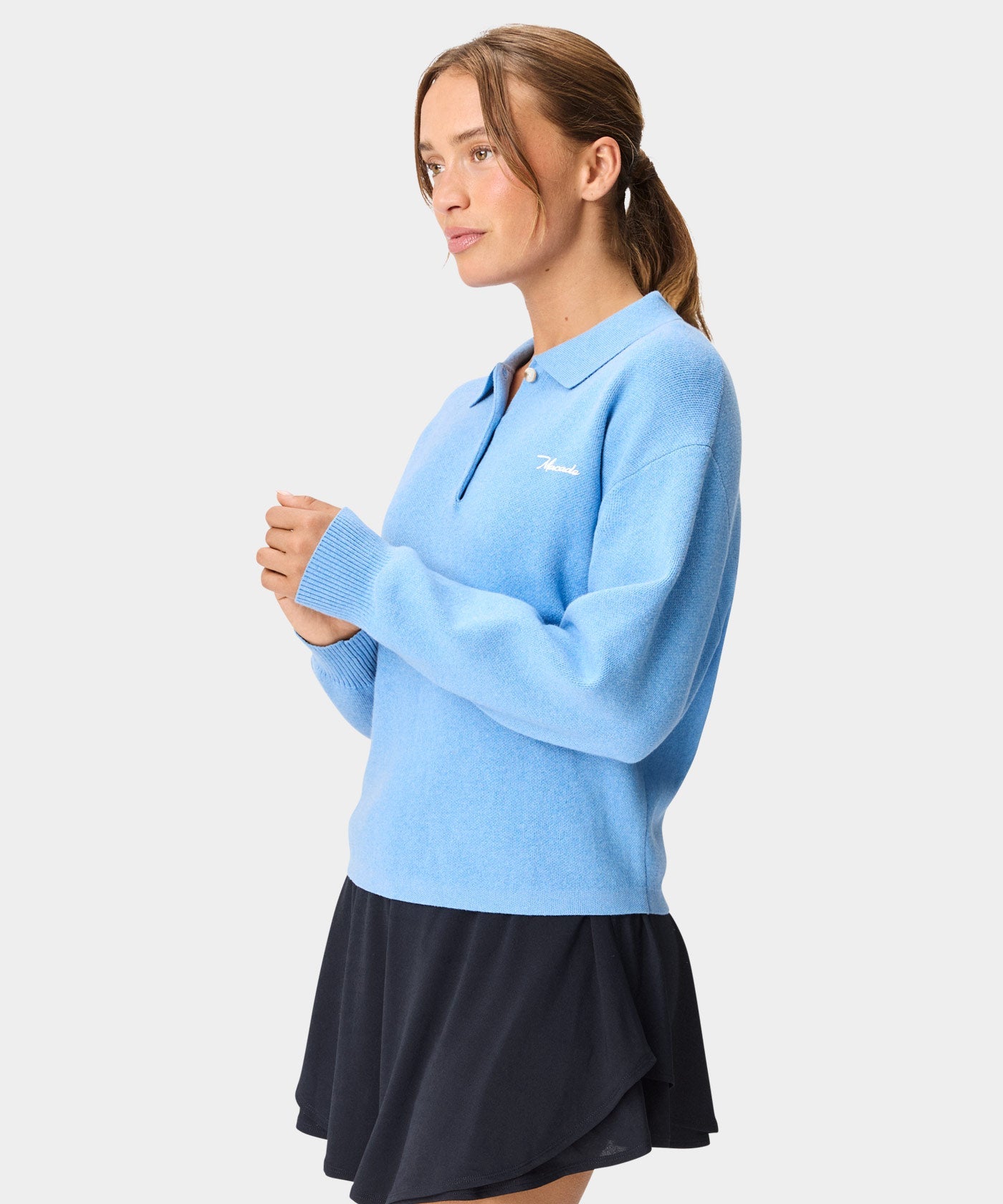 Ivy Knit Sweater - Sky Blue