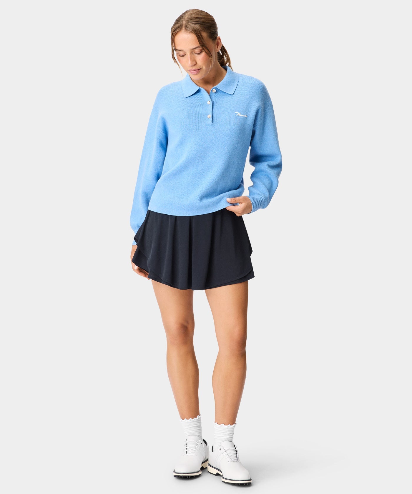 Ivy Knit Sweater - Sky Blue