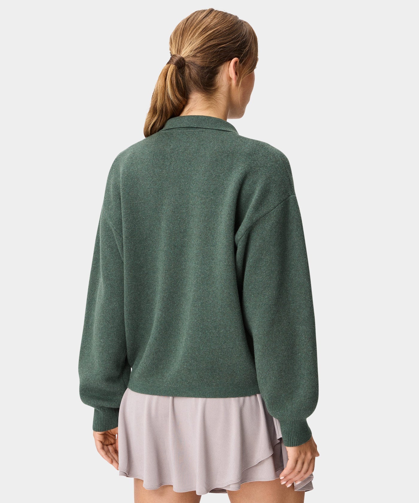 Ivy Knit Sweater - Pine Green