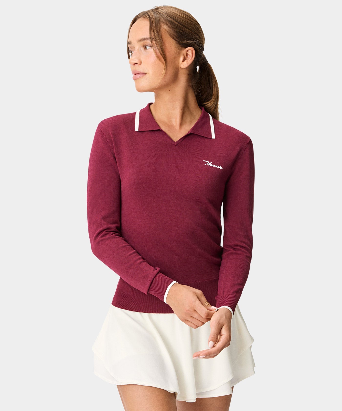 Ella Knit Top - Mulberry