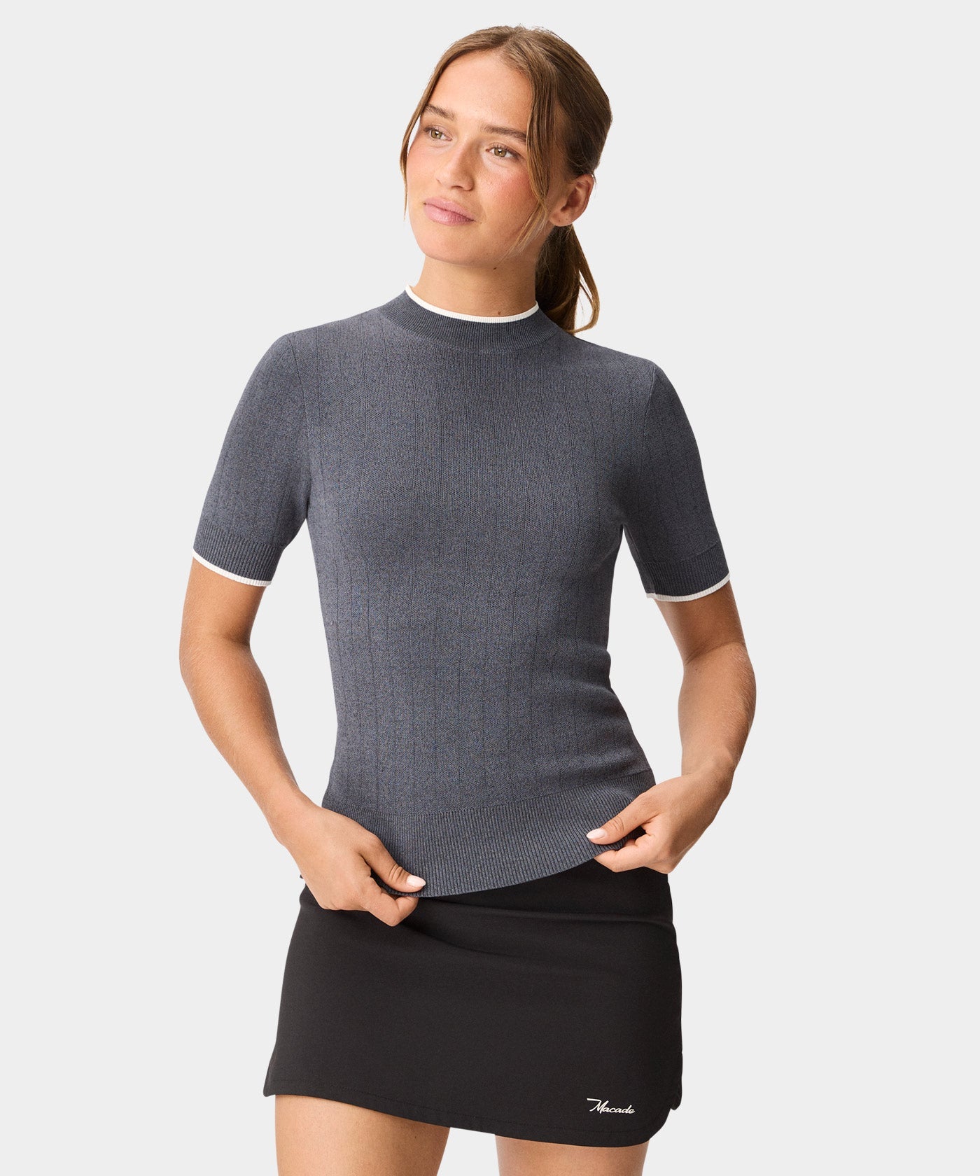 Gigi Wave Top - Grey
