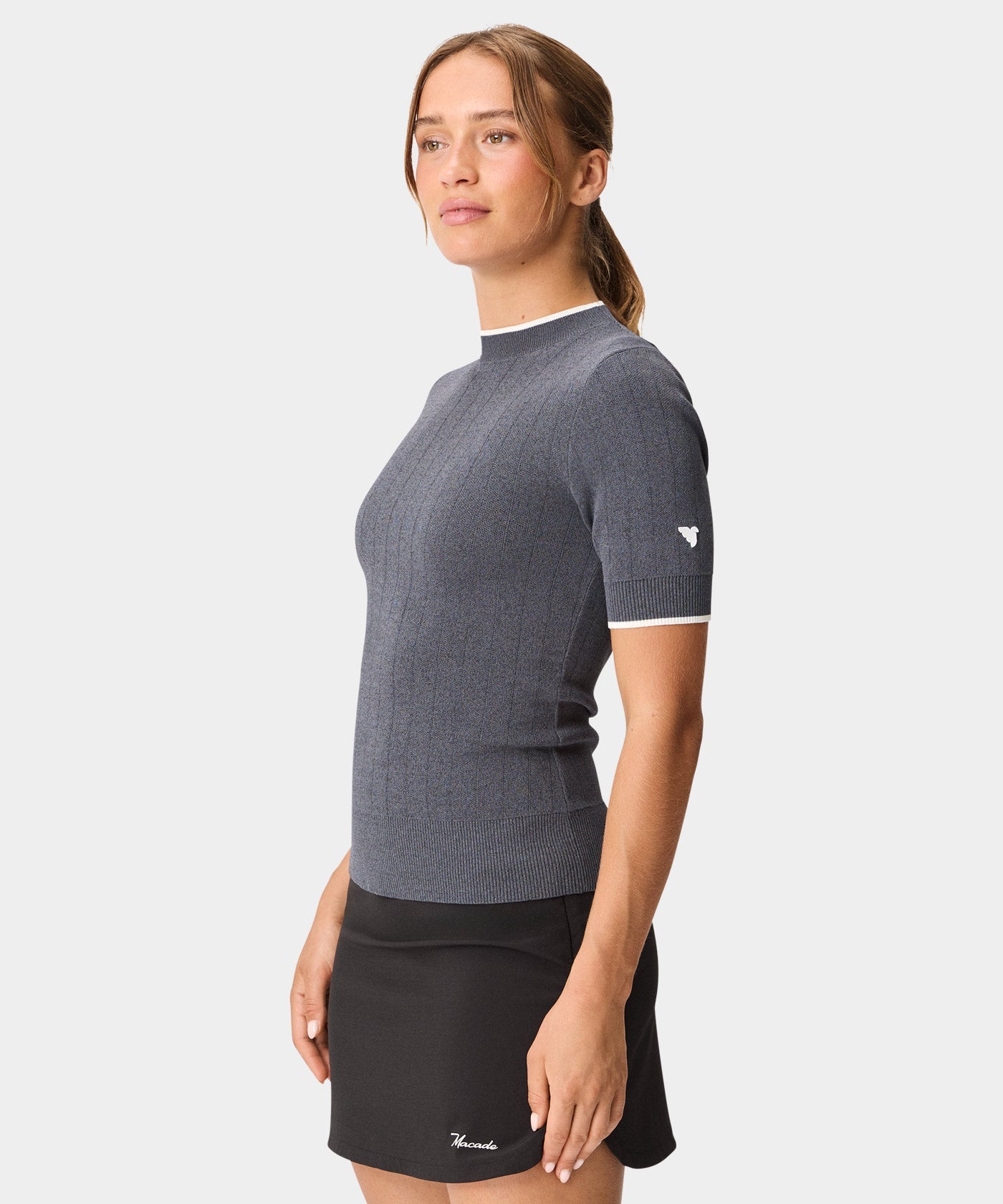 Gigi Wave Top - Grey