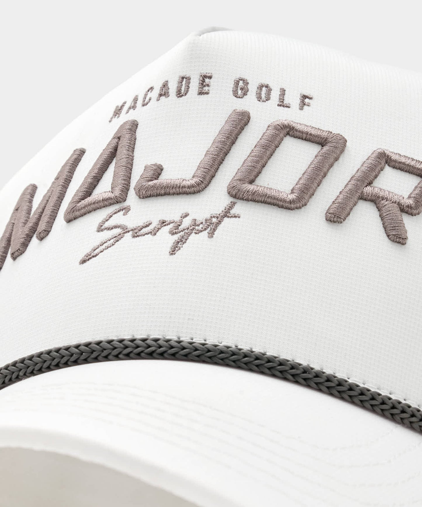 White Major Rope Snapback