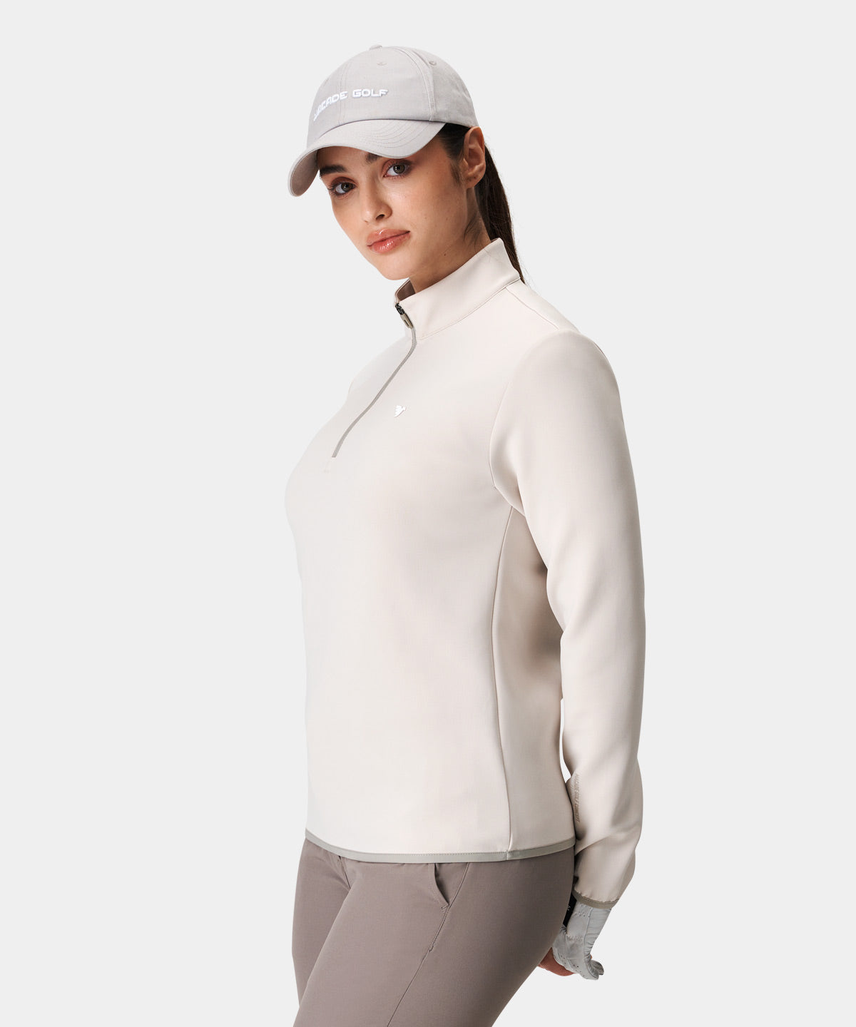 Therma Quarter Zip - Tan