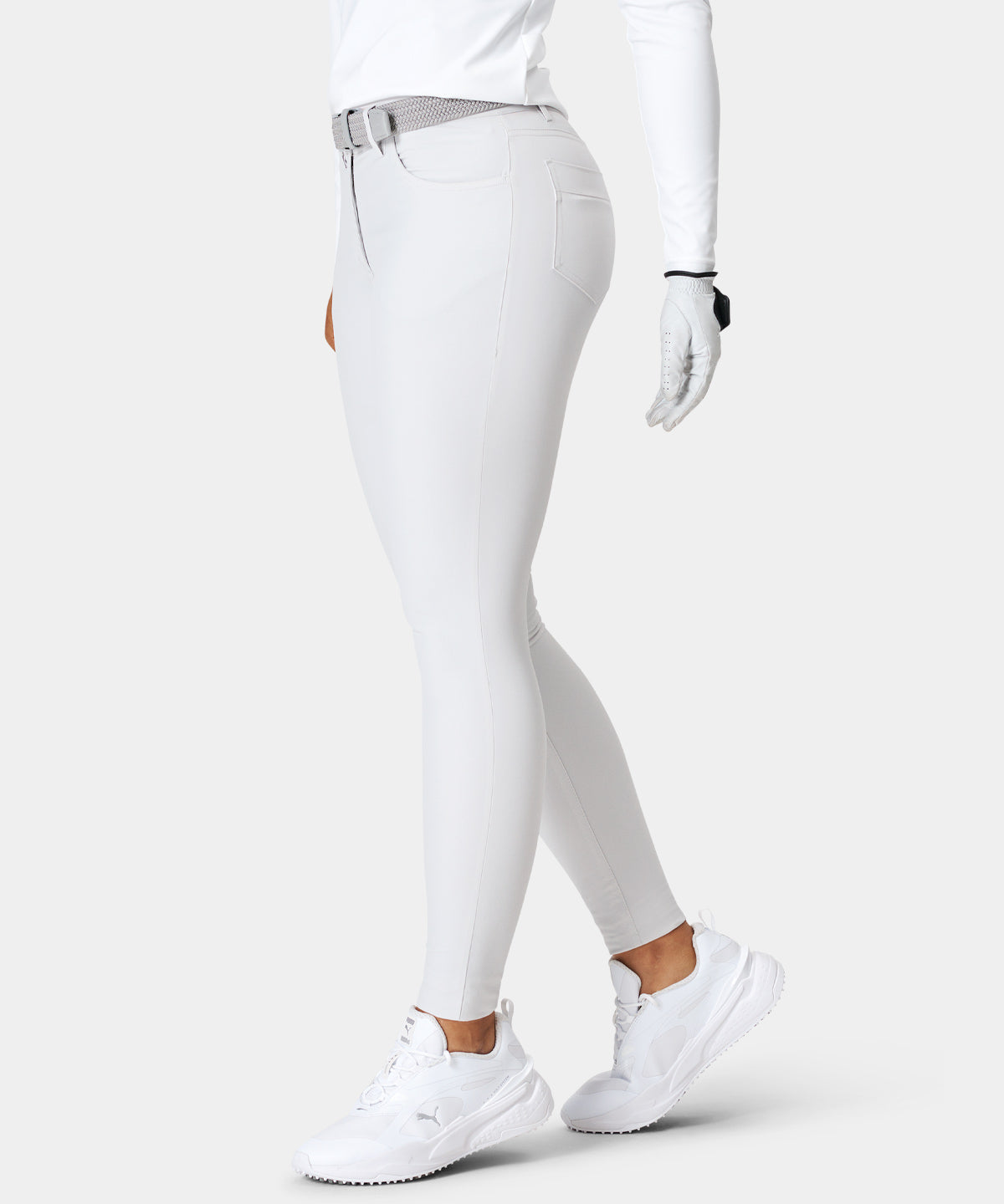 Cara Off-White Lightweight Trouser