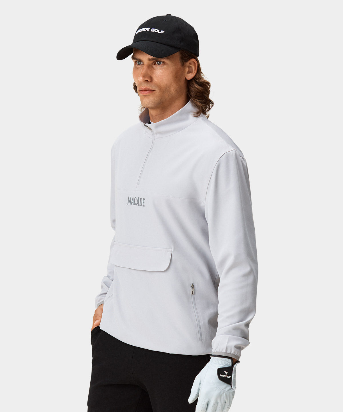Light Grey Range Anorak Macade Golf