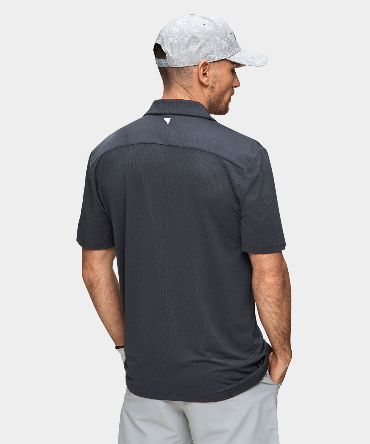 Grey Camp Collar Shirt Macade Golf