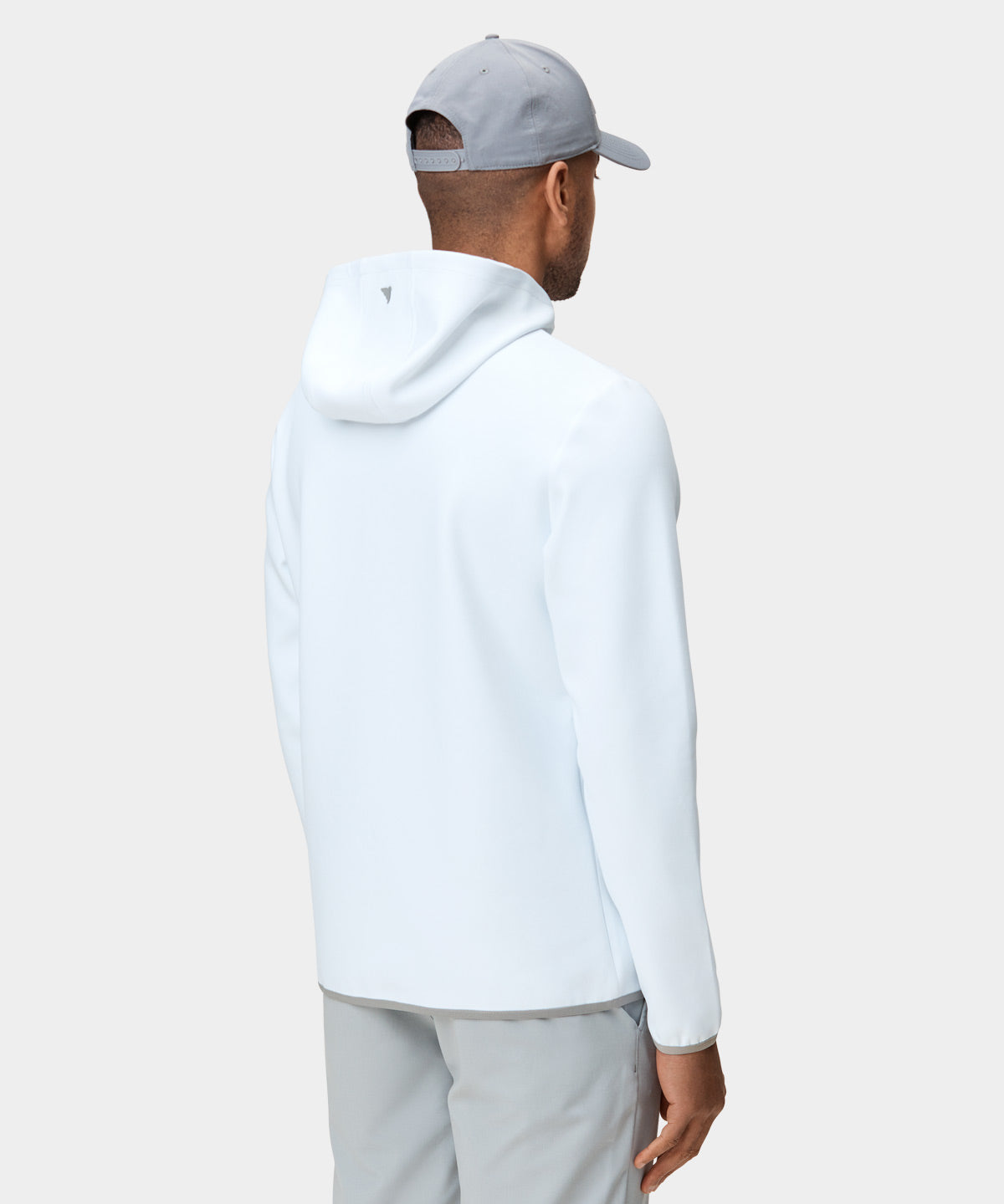 White Therma Hoodie Zip Macade Golf