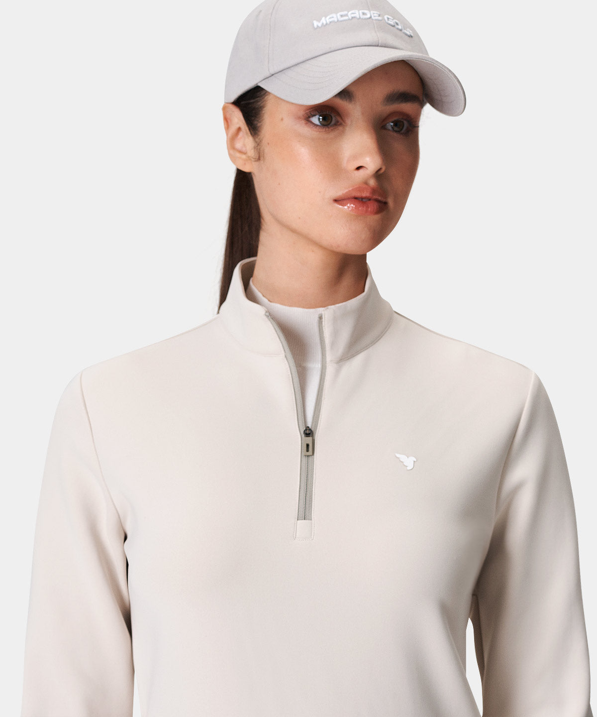 Therma Quarter Zip - Tan