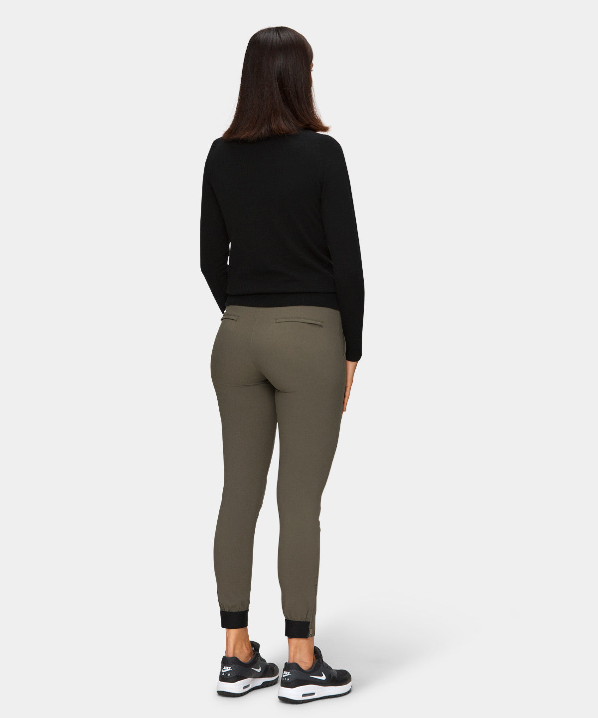 Black Merino Tech Quarter Zip Macade Golf
