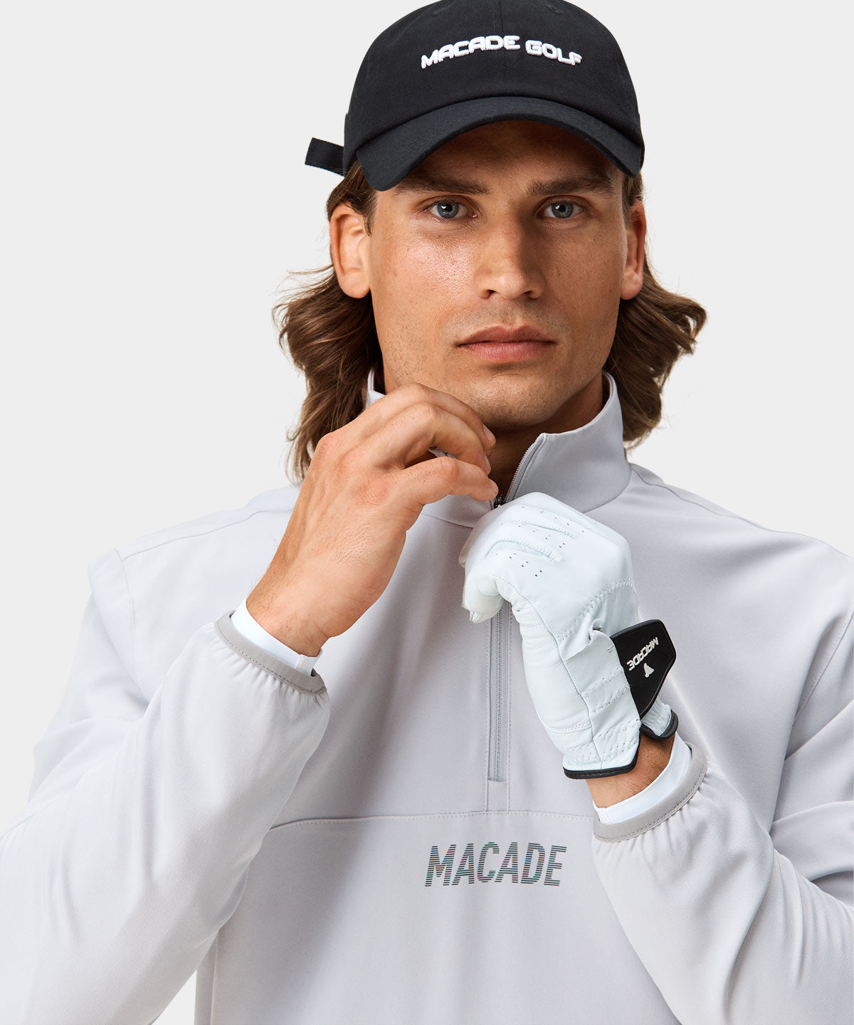 Light Grey Range Anorak Macade Golf