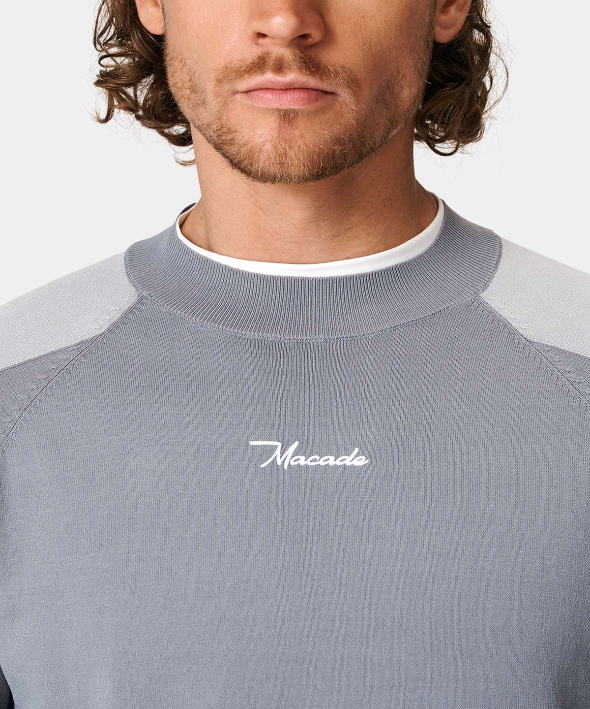 Grey sale mock neck