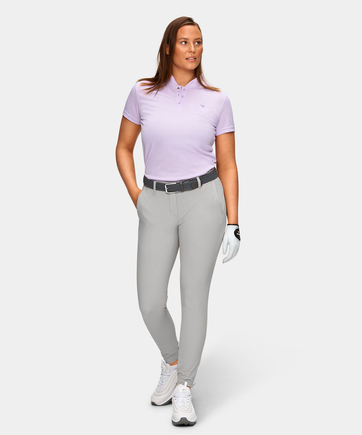 Heather Flow Bomber Shirt Macade Golf