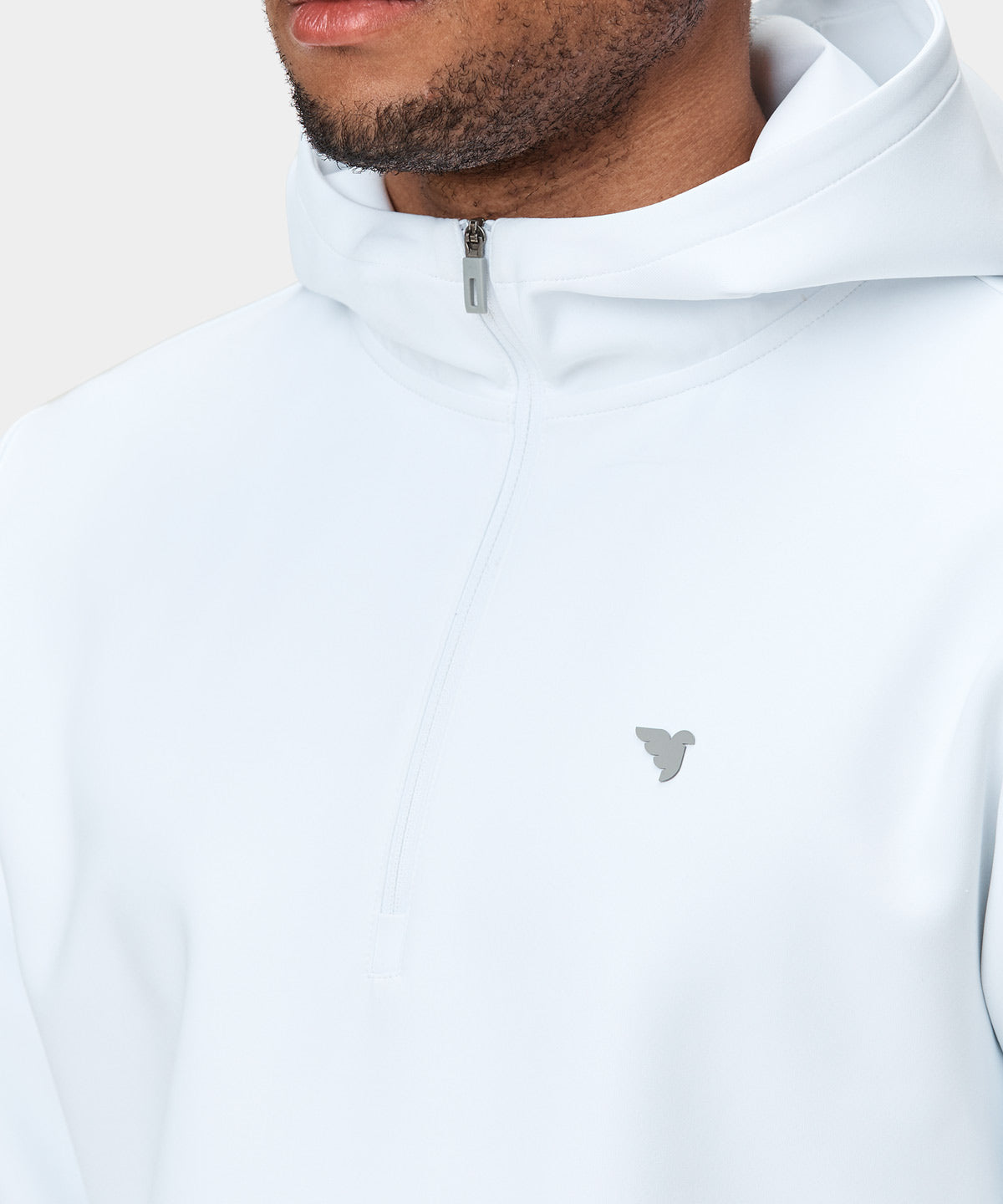 White Therma Hoodie Zip Macade Golf