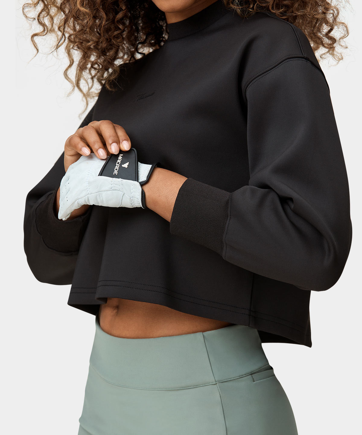 Black Flow Sweatshirt Macade Golf